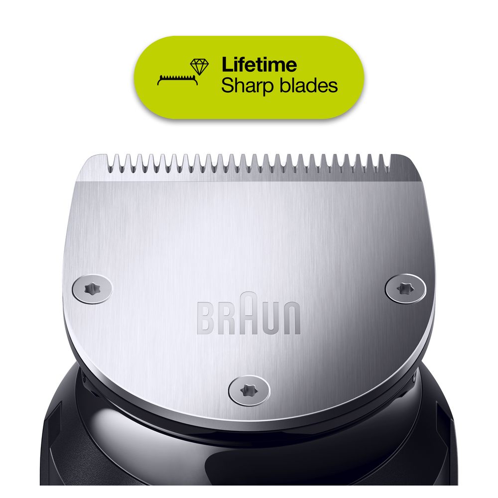 Braun - Trimmer fürs Gesicht "BeardTrimmer BT7220" in Grau