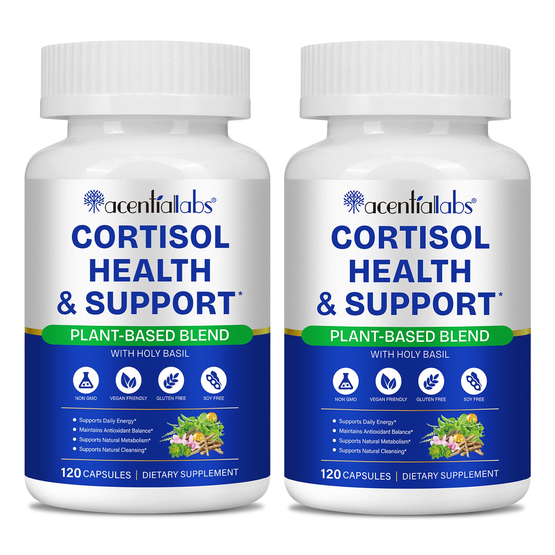 Aliver Cortisol Support Unterstützung Komplex Ashwagandha Magnesium Kapseln 2x120 St Weichkapseln
