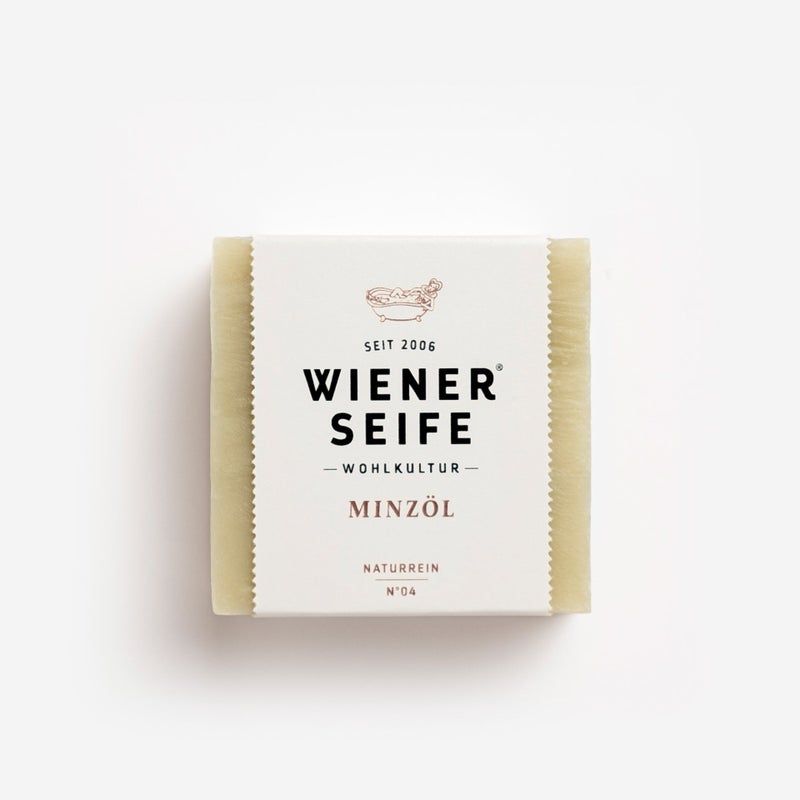 Wiener Seife Sapone all'olio di menta N°04, fatto a mano