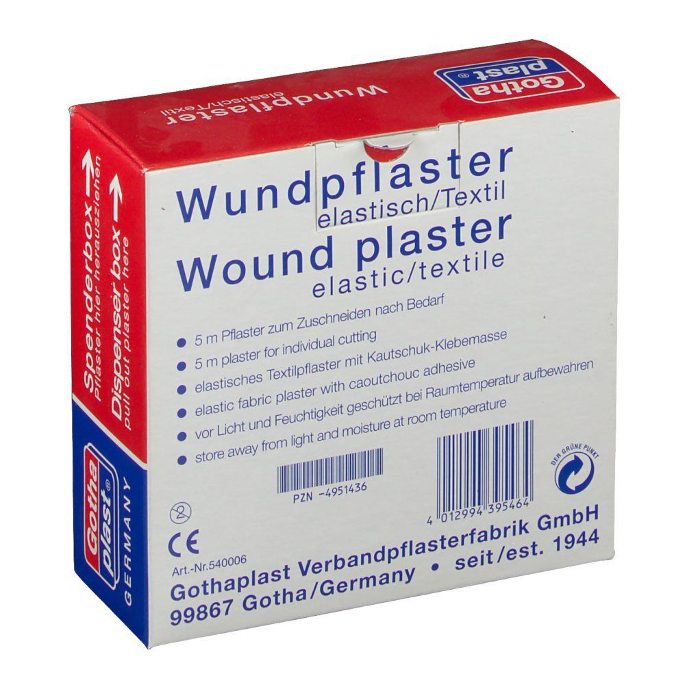 Gothaplast® Wundpflaster elastisch 4 cm x 5 m