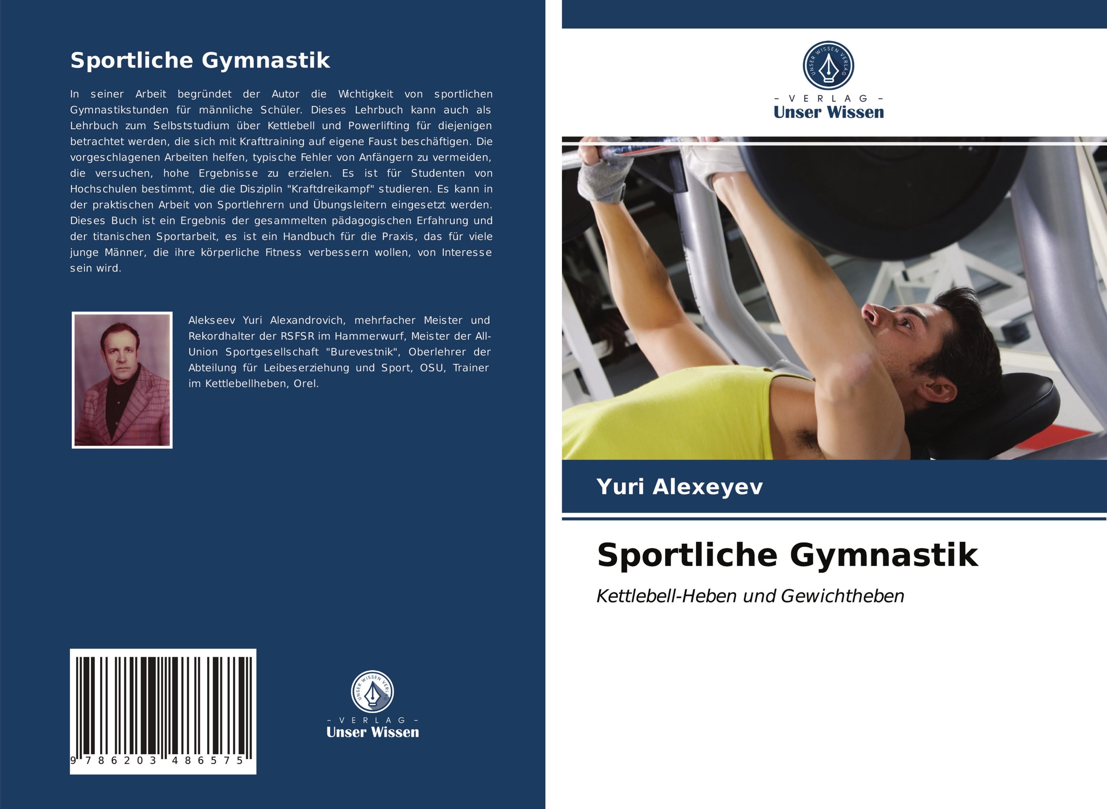 Sportliche Gymnastik Kettlebell-Heben und Gewichtheben