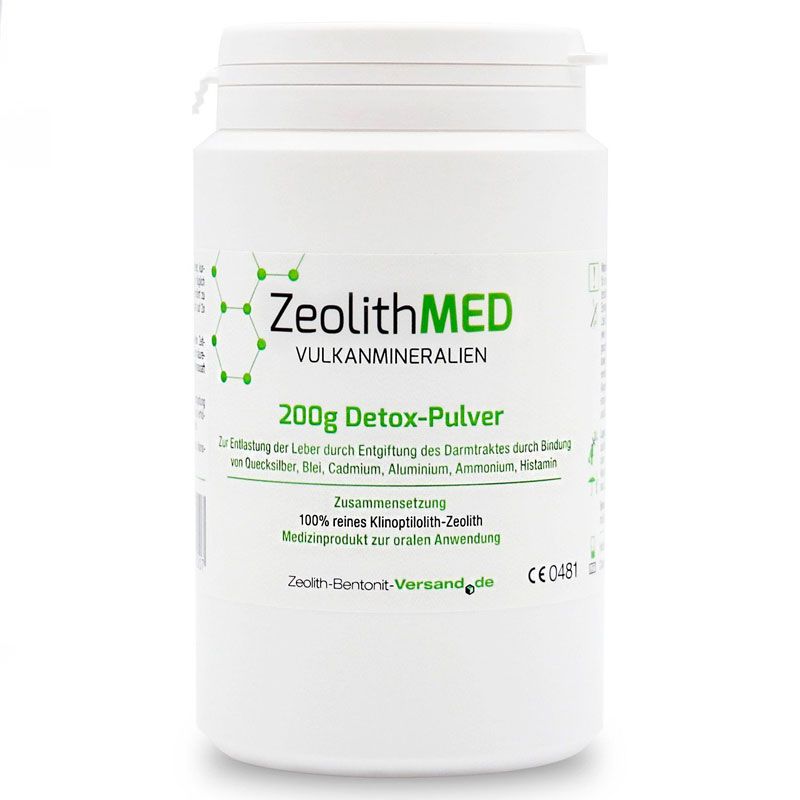 Zeolith MED Pulver, 100% reines Klinoptilolith-Vulkanmineral