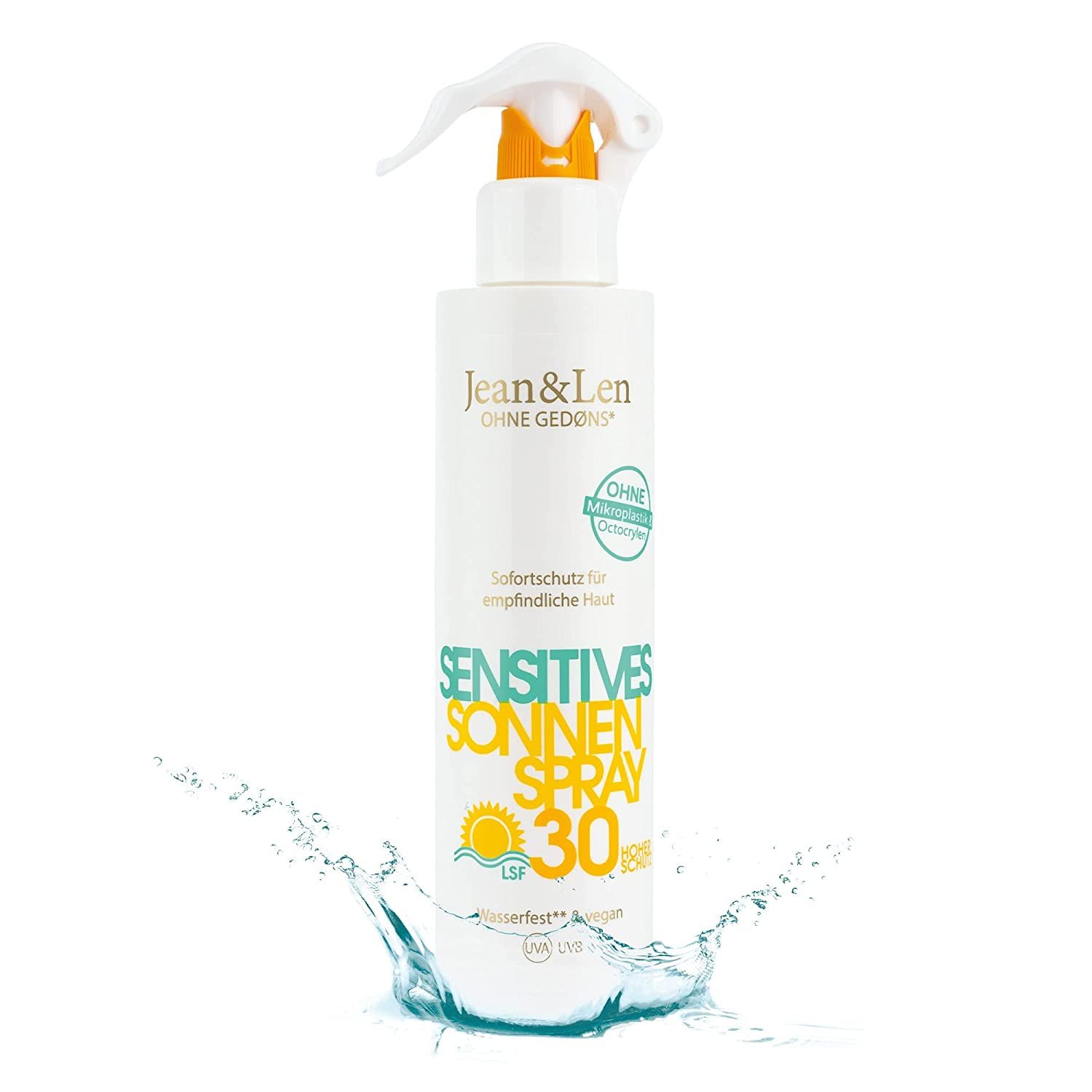 Jean & Len Sensitiv Sonnenspray 30LSF