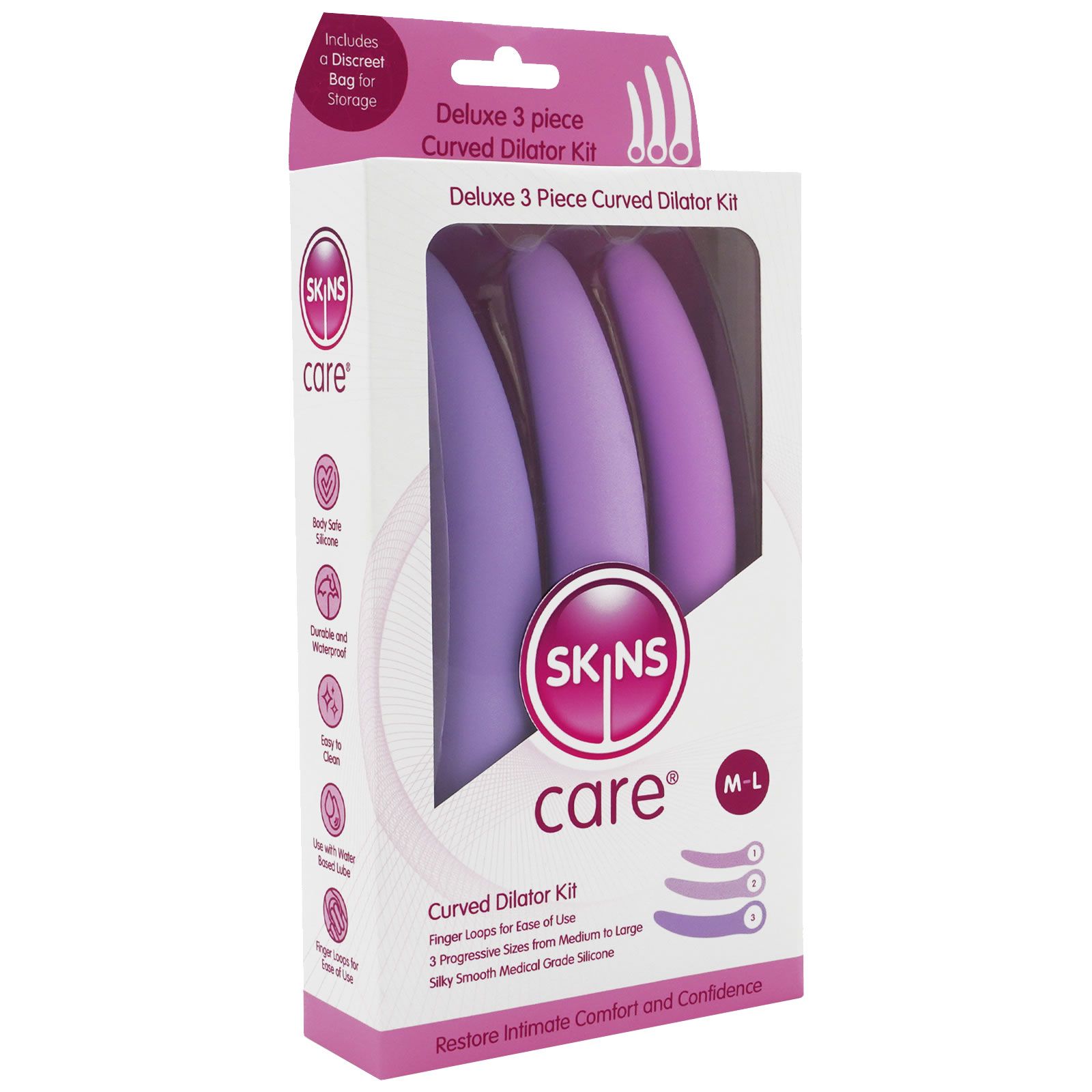 Skins Care Dilatator-Set, 3-teilig, Größe M-L 1 St Set