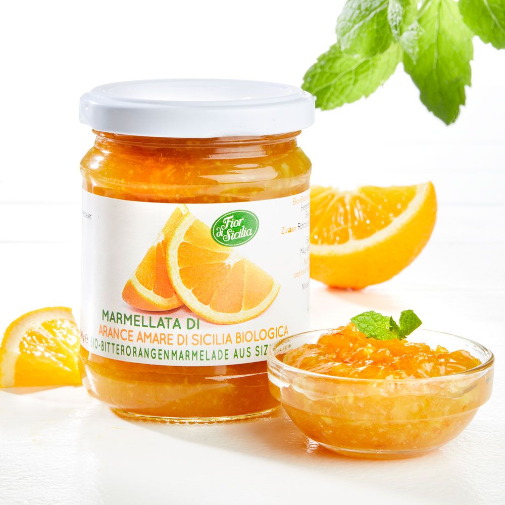 Agrisicilia Bitterorangen-Marmelade aus Sizilien Bio 0,24 kg Brotaufstrich