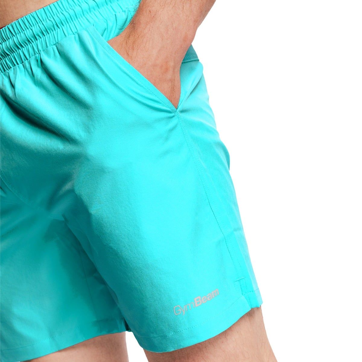 GymBeam Badeshorts Herren mit Kordelzug und Taschen Modell Lagoon