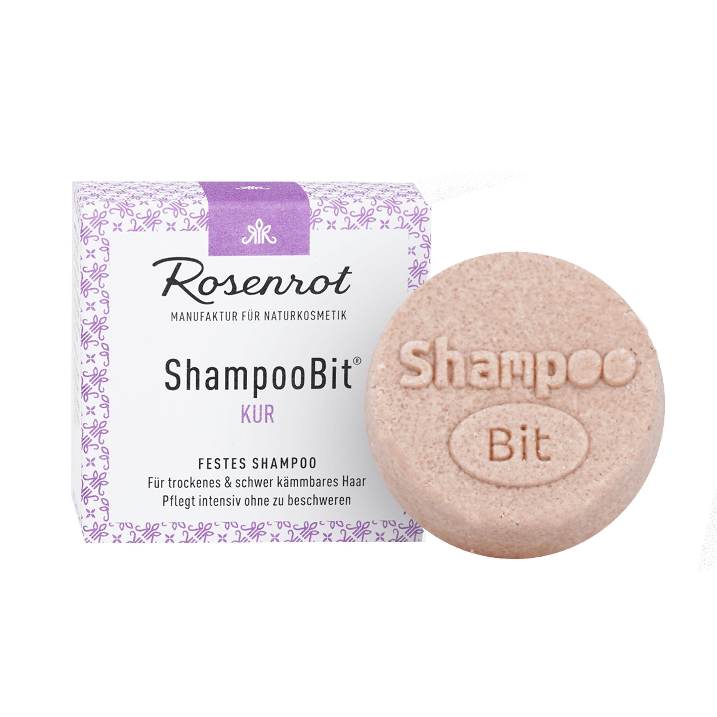 Rosenrot Naturkosmetik - ShampooBit® - festes Shampoo Kur
