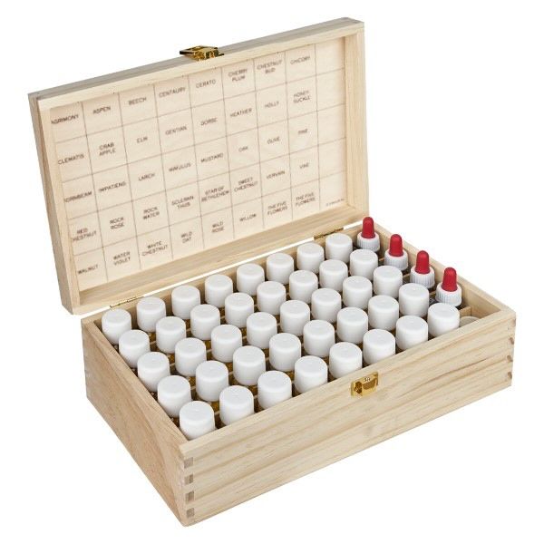 Edis 20g Bachblüten Globuli Set in Holzbox