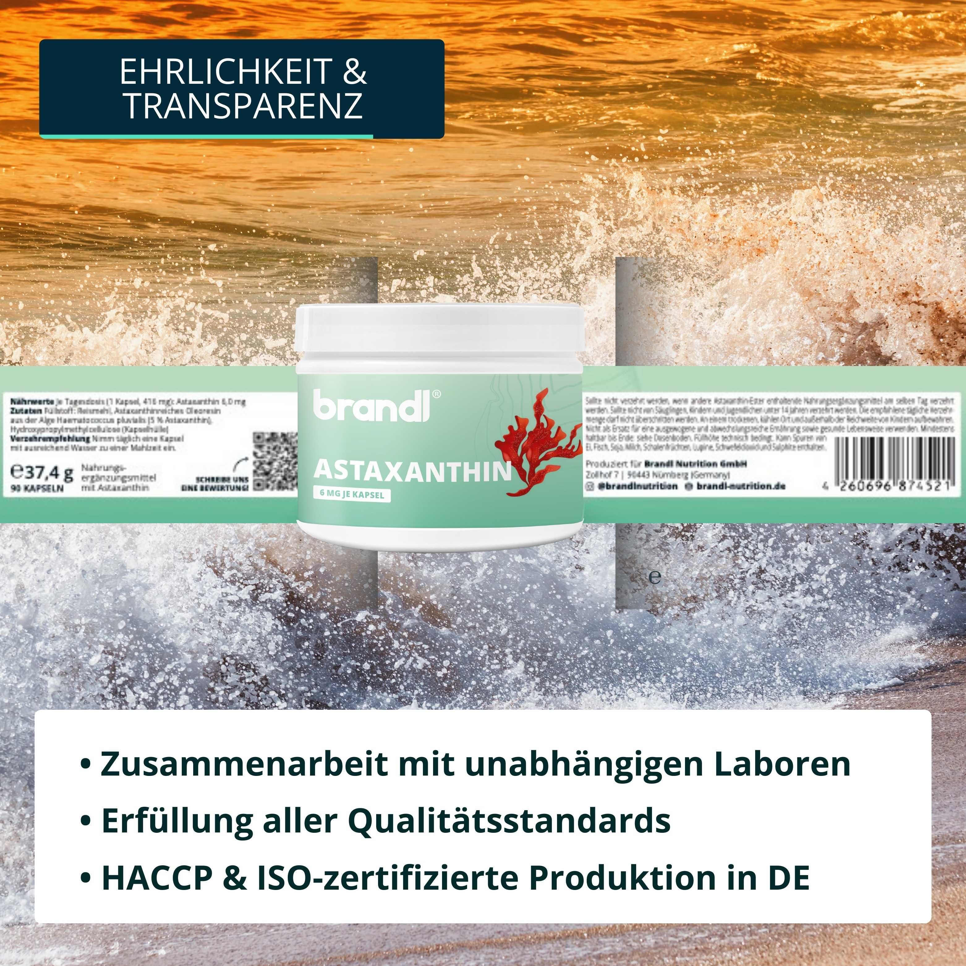 brandl® Astaxanthin mit Antioxidantien