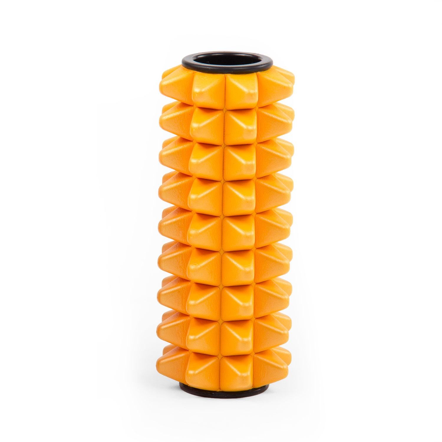 bodhi Mini Faszienrolle SPIKE saffron/schwarz