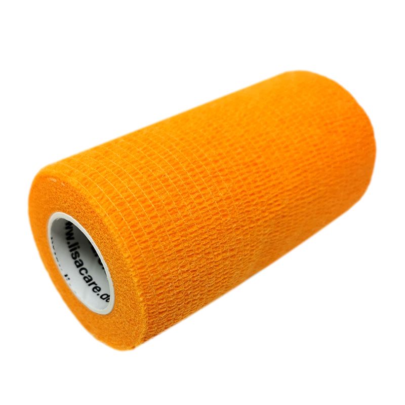 LisaCare kohäsive Bandage - Orange - 10cm x 4,5m