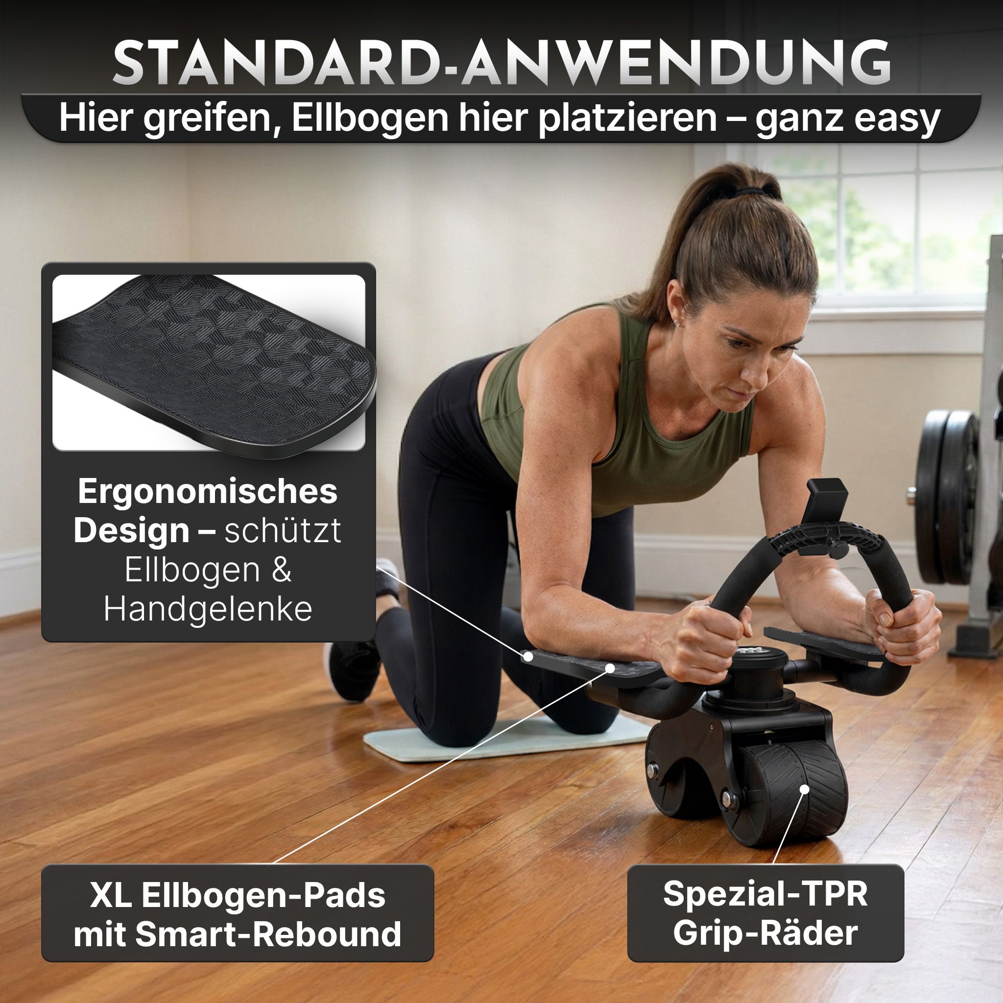 NEOLYMP Bauchroller verstellbar