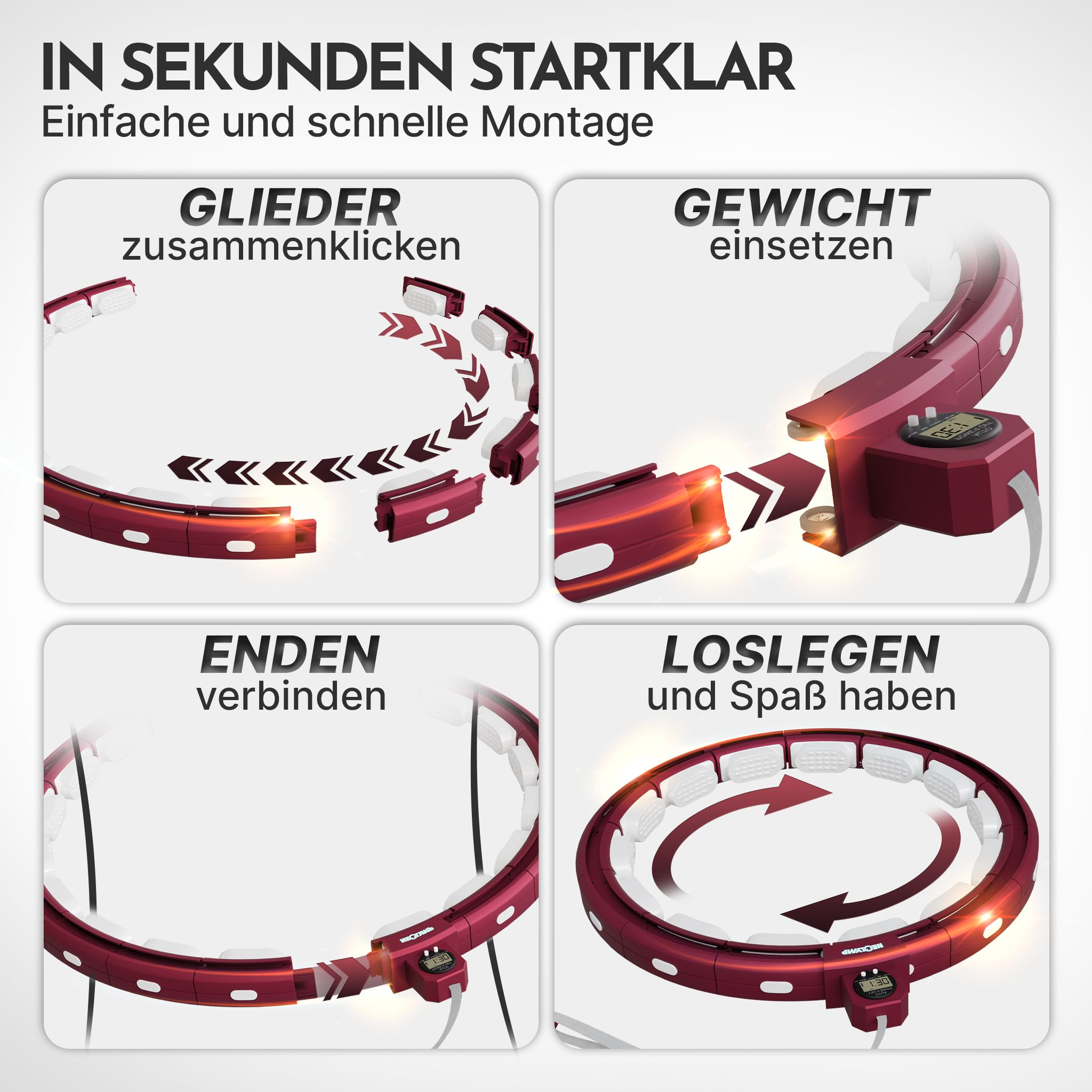 NEOLYMP Smart Hula Hoop Reifen