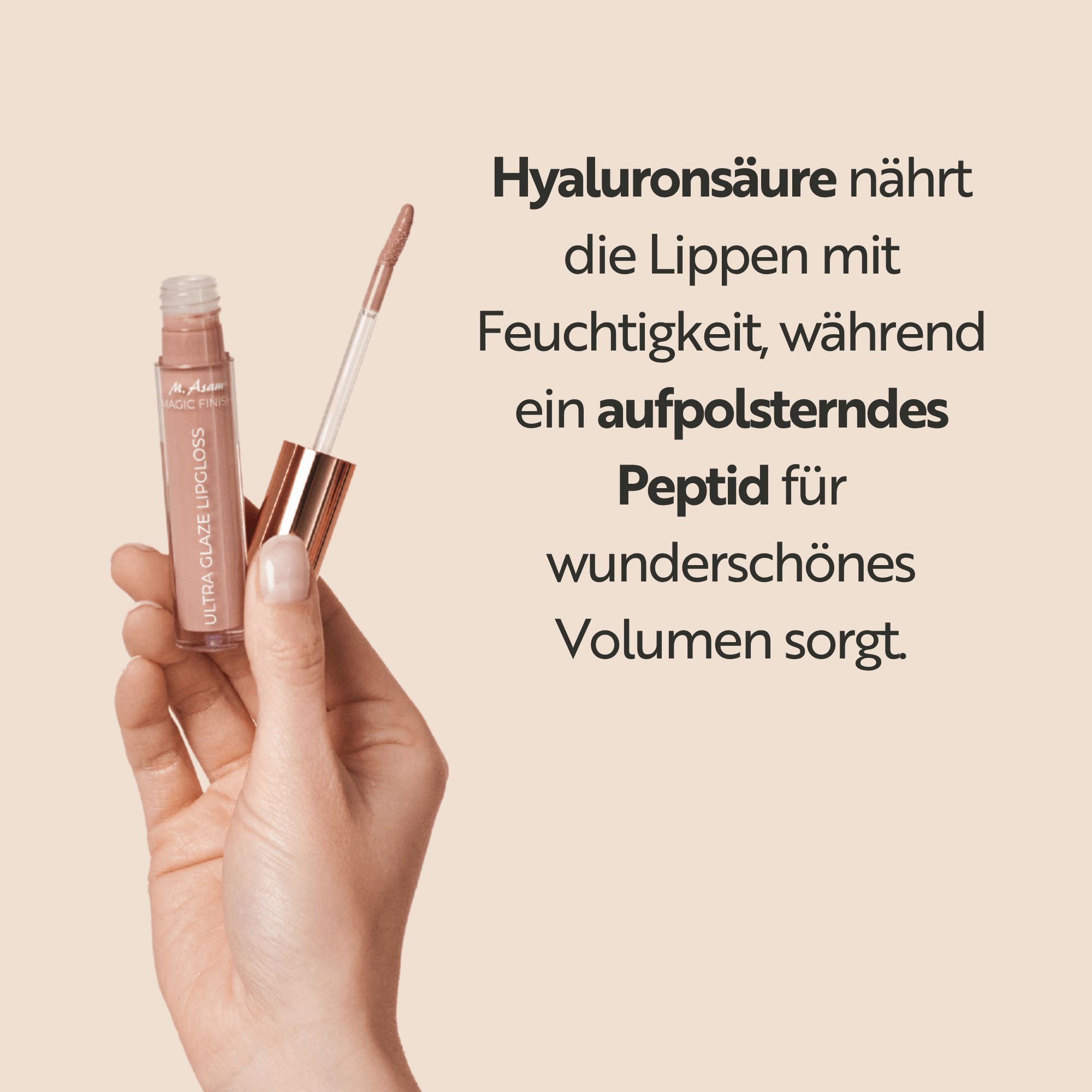 M ASAM, Ultra Glaze Lipgloss Cream Cashmere