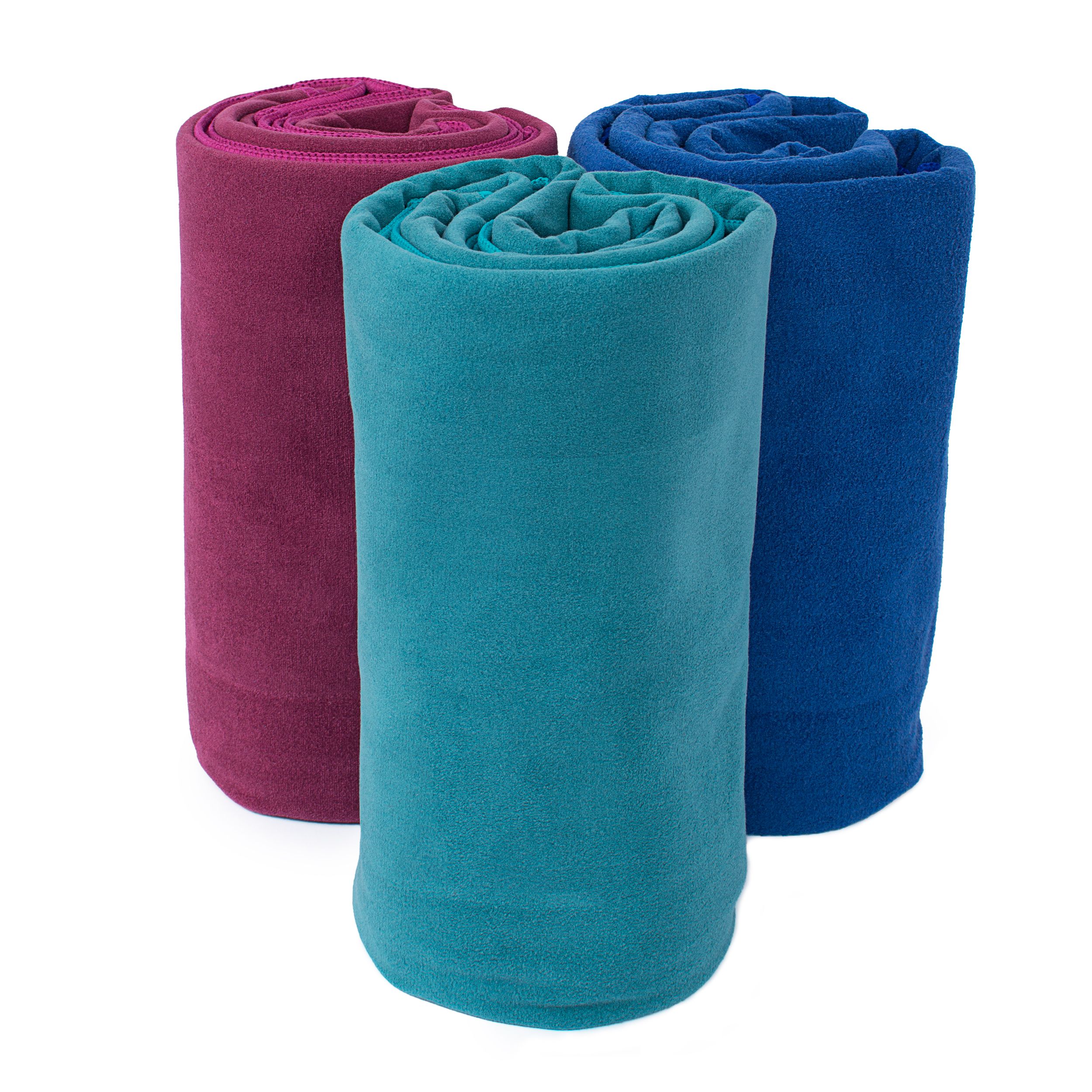bodhi Yogatuch FLOW Towel L, dunkelblau (NO SWEAT Yoga Towel)