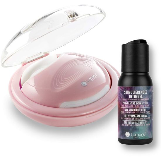 Lumunu Sextoy-Set aus Aufliegevibrator FREUDENKNOSPE & Klitoris-Gel