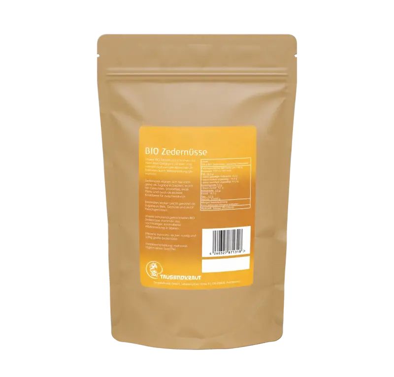 Tausendkraut Zedernüsse / sibirische Pinienkerne BIO