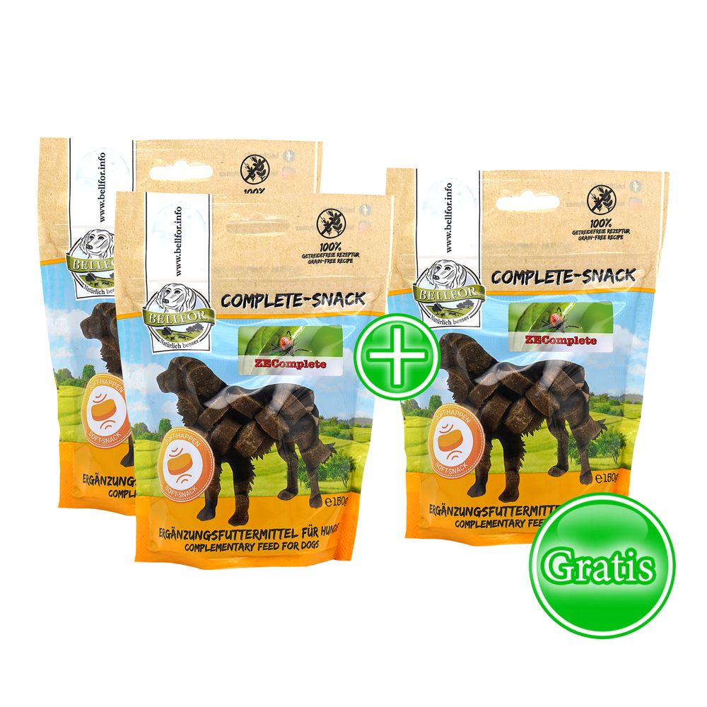 Bellfor Complete-Snack ZEComplete Set für Hunde Zeckenmittel 600 g Futter