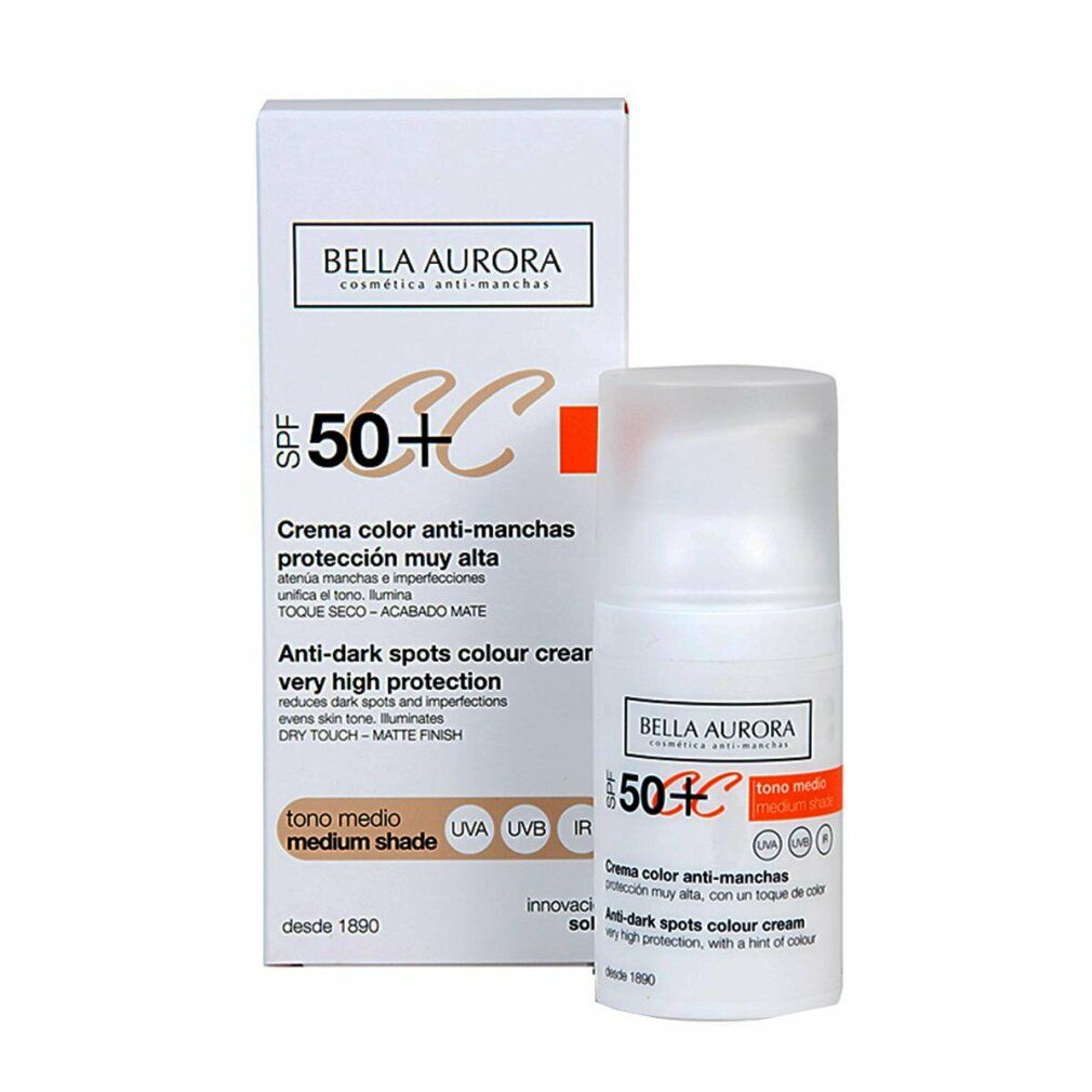 cc cream anti-manchas tono medio SPF50+