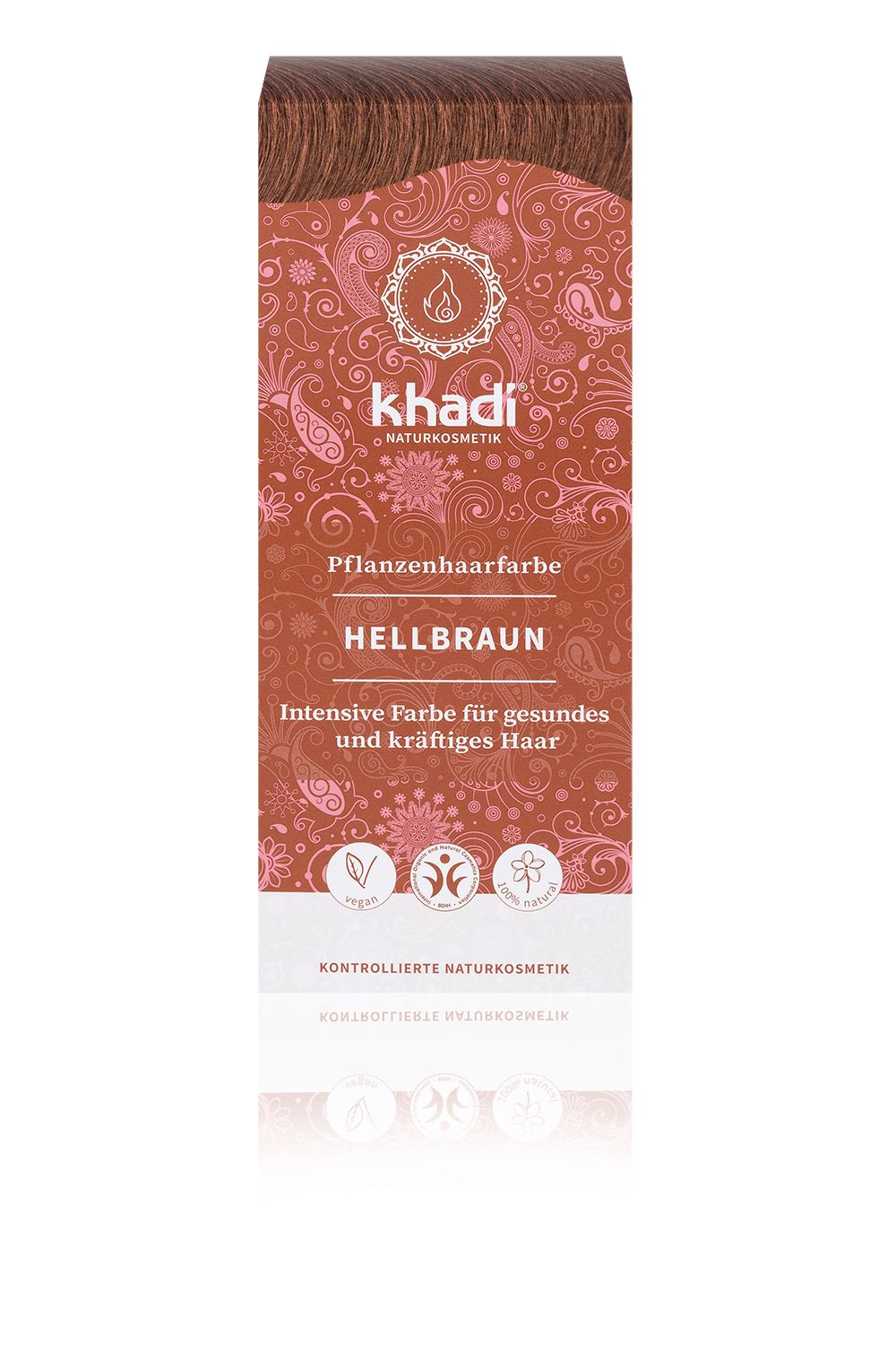khadi Natural Cosmetics Pflanzenhaarfarbe Hellbraun 100 g