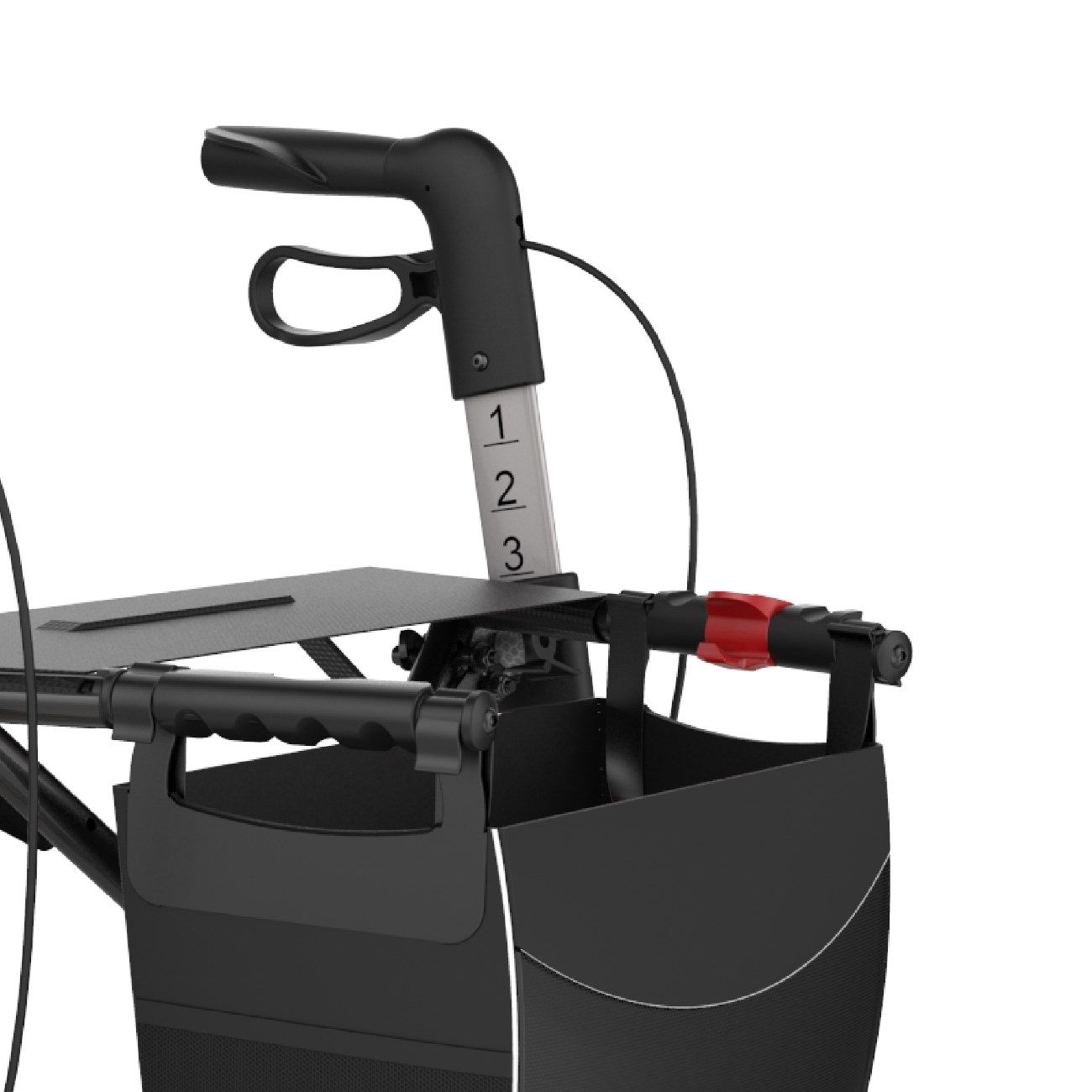 Rehasense Leichtgewicht Rollator Server L champagner