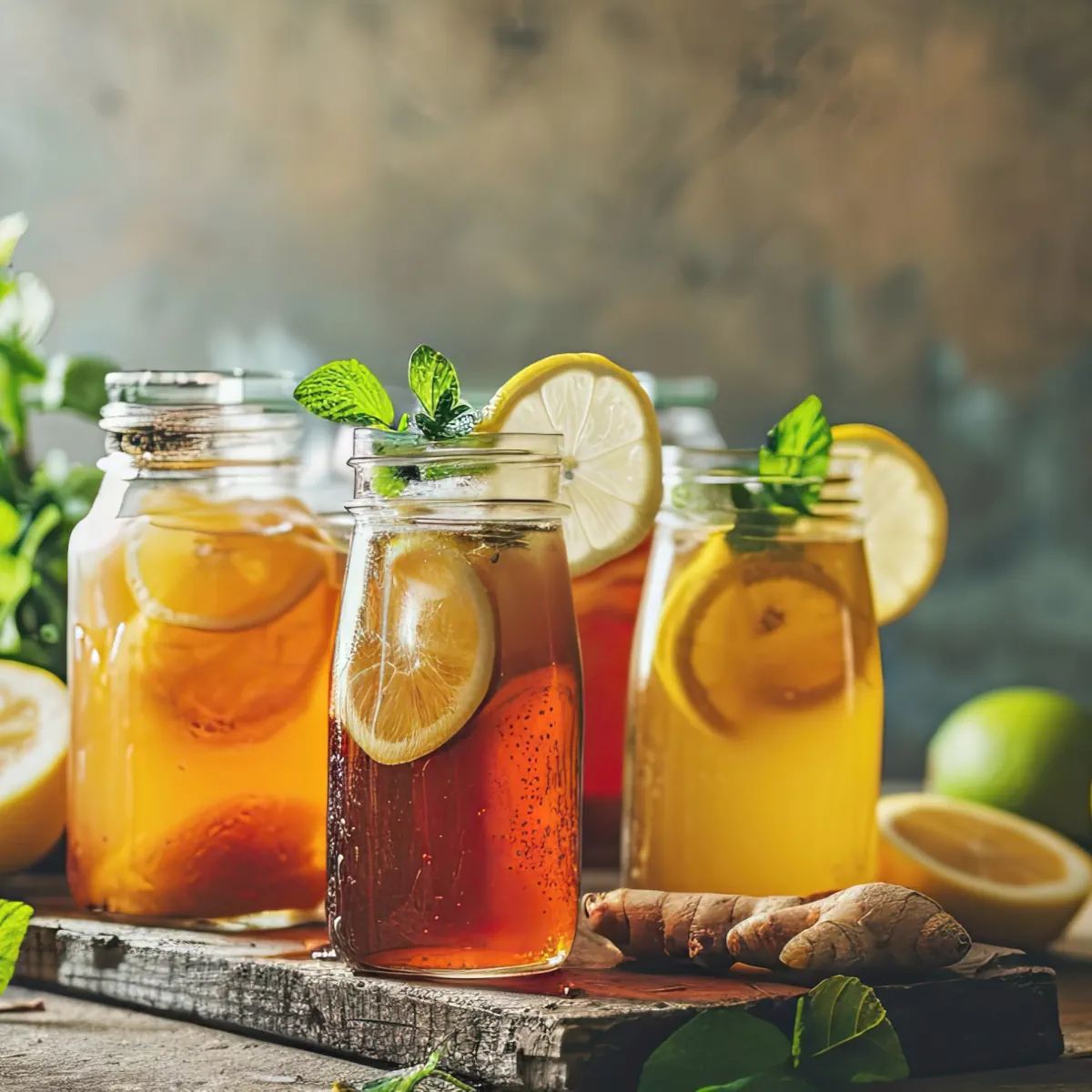 WELLNESS-DRINKS Bio-Wasserkefir mit lebenden Kefirkristallen