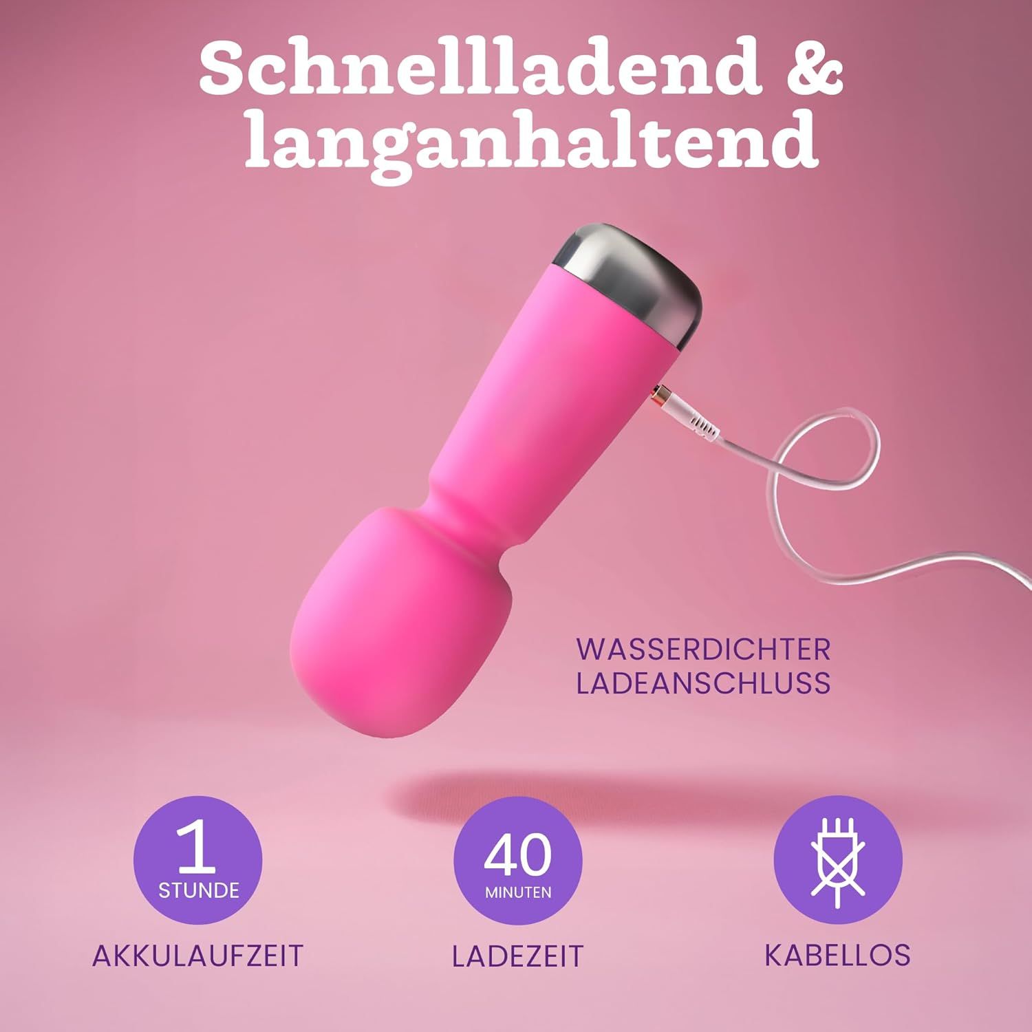 Oliver James Mini Vibrator Rosa