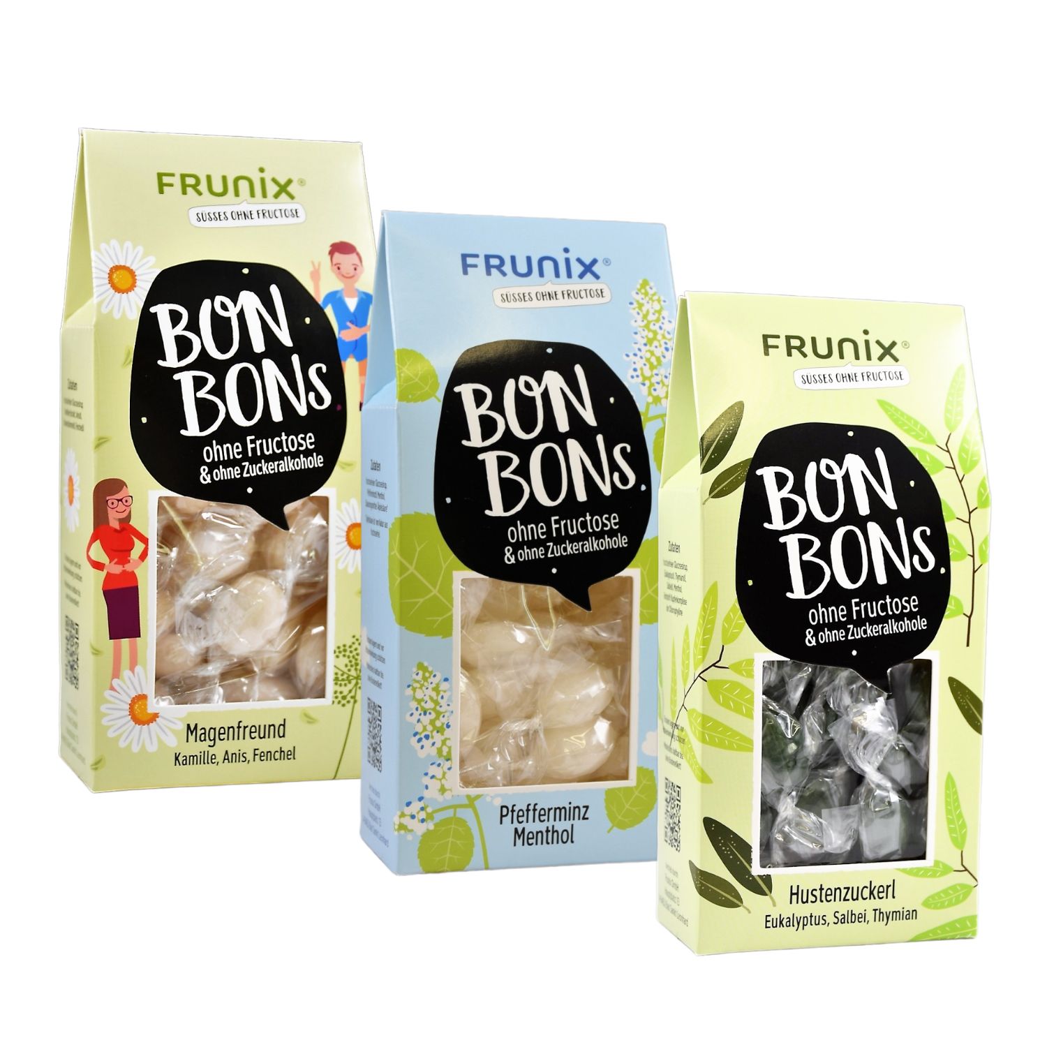 Frunix® Kräuter-Set, Kräuterbonbons fructosefrei 270 g Bonbons