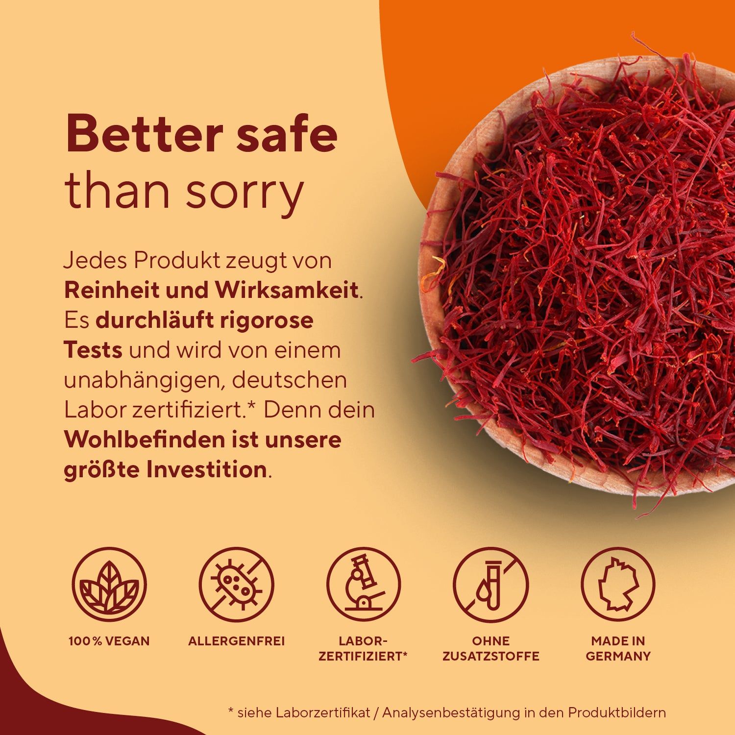 TRUE NATURE® Safran Extrakt Kapseln