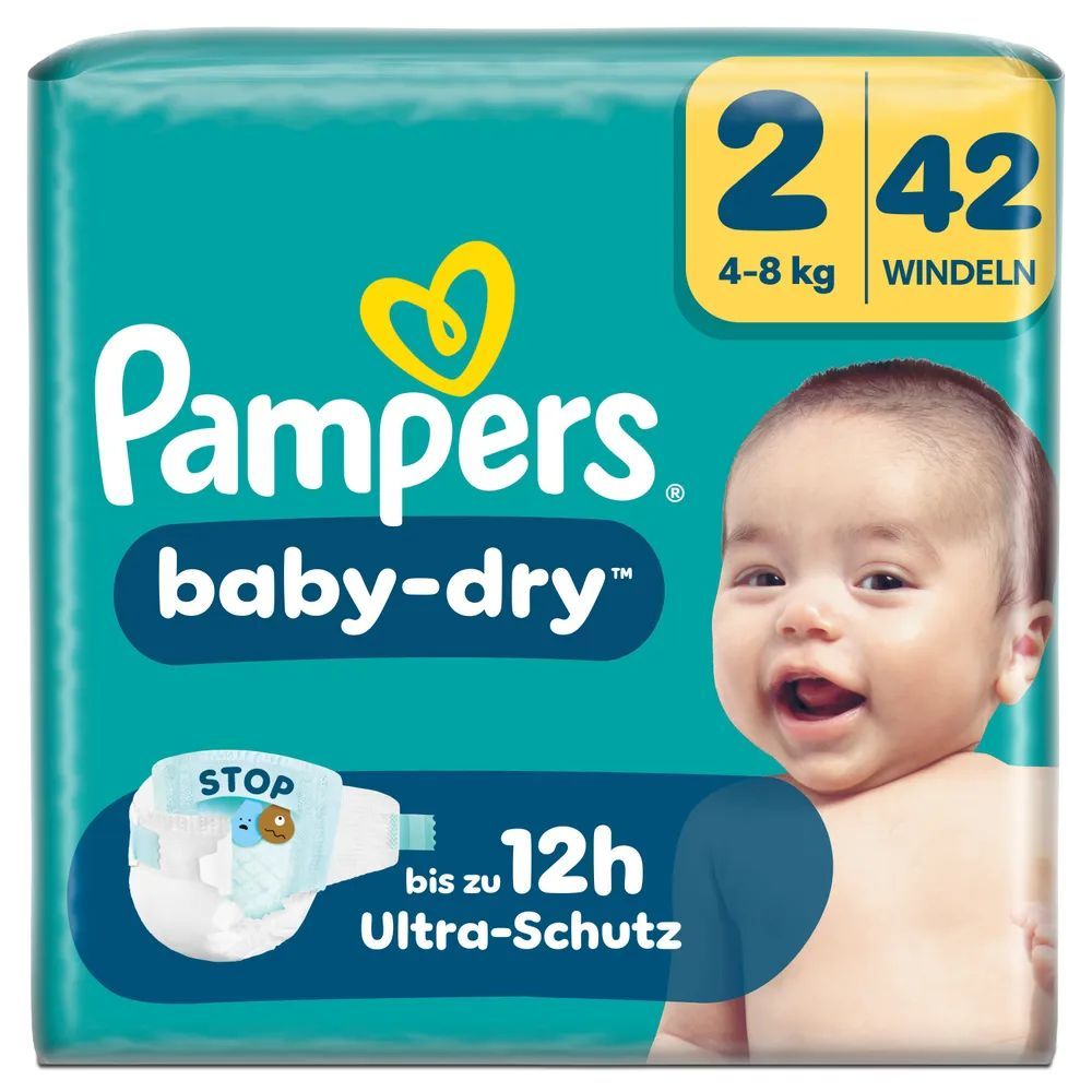 Pampers Baby Dry Gr.2 Mini 4-8kg Windeln Single Pack 42 St
