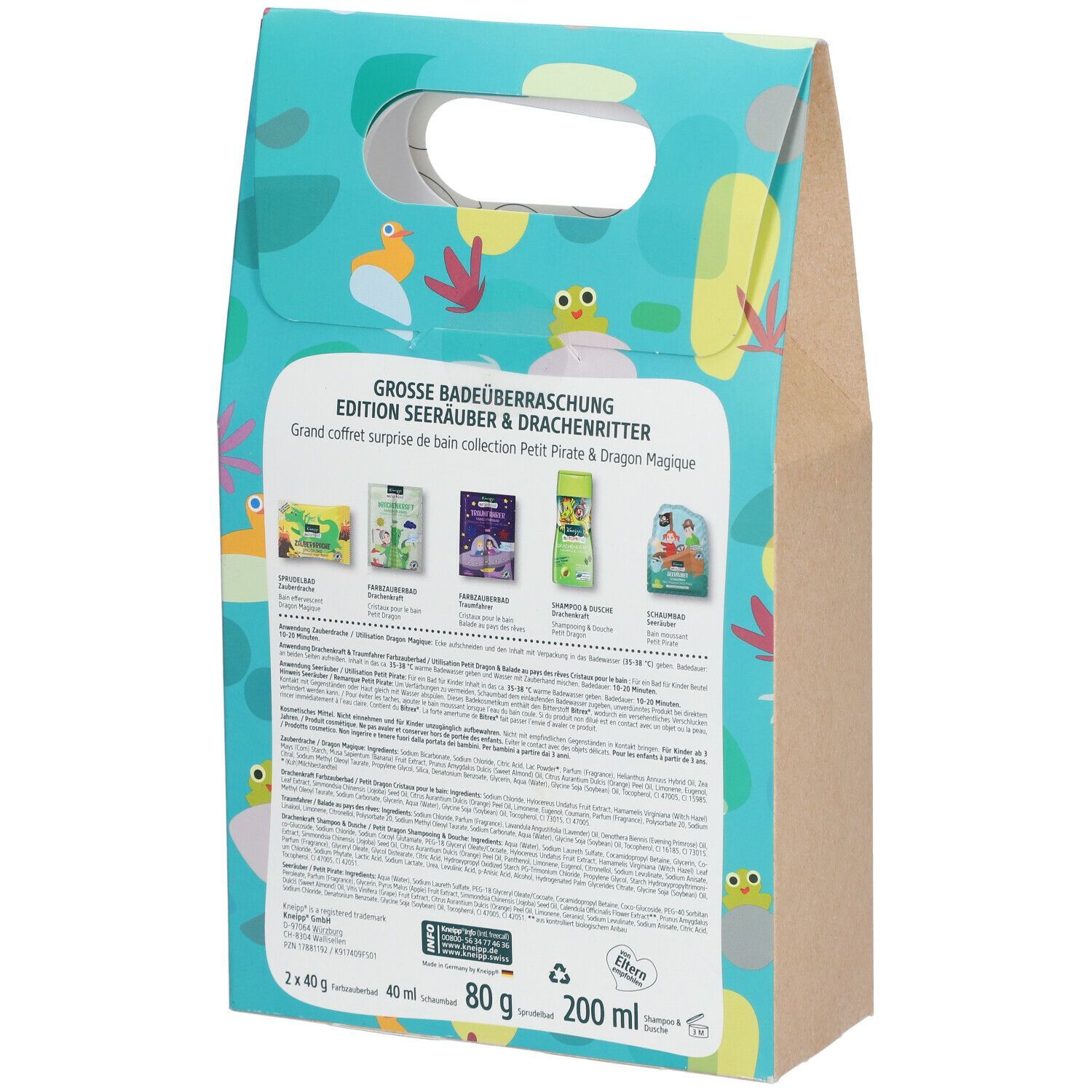 Kneipp® naturkind Große Badeüberraschung Edition Seeräuber & Drachenritter