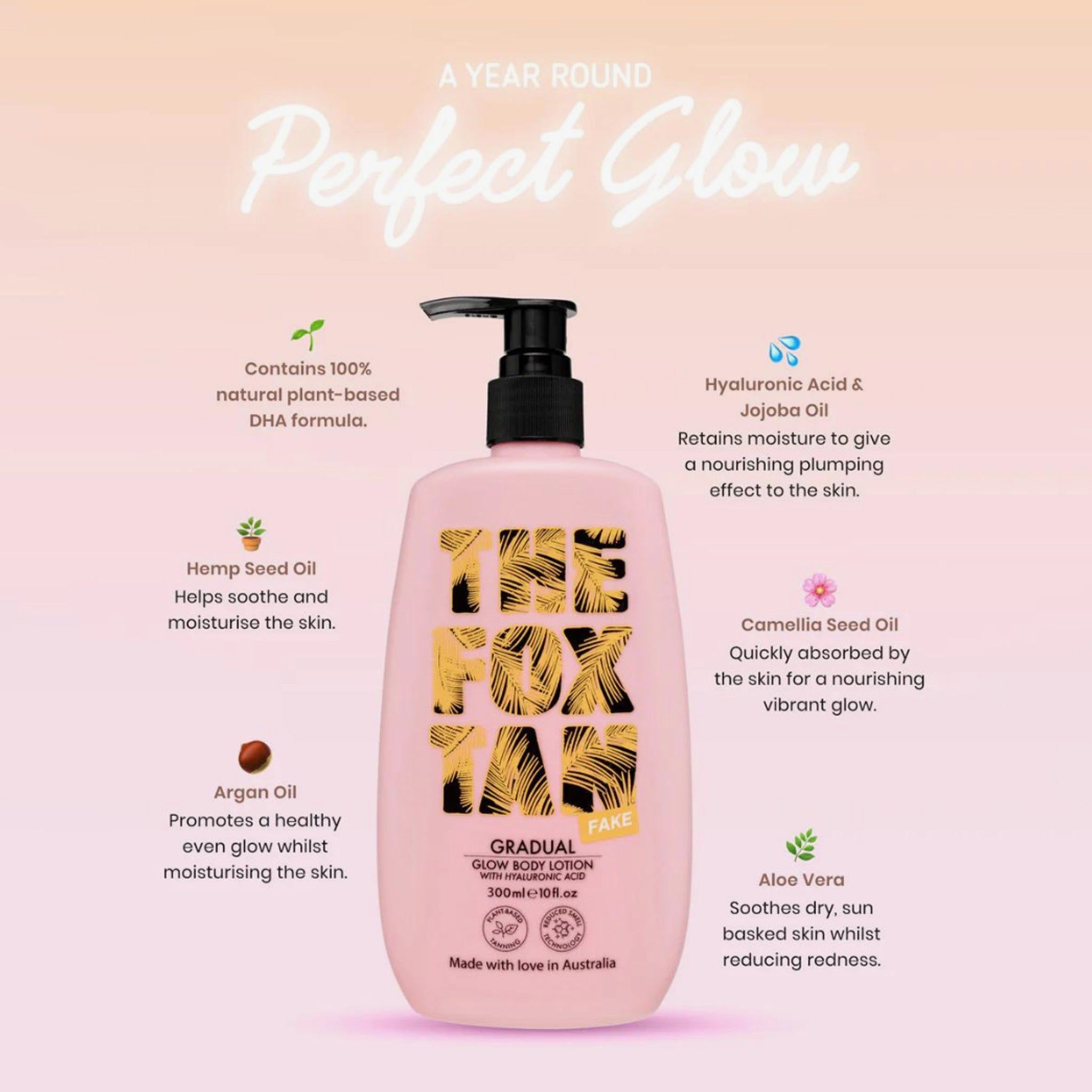 The Fox Tan Gradual Glow Body Lotion