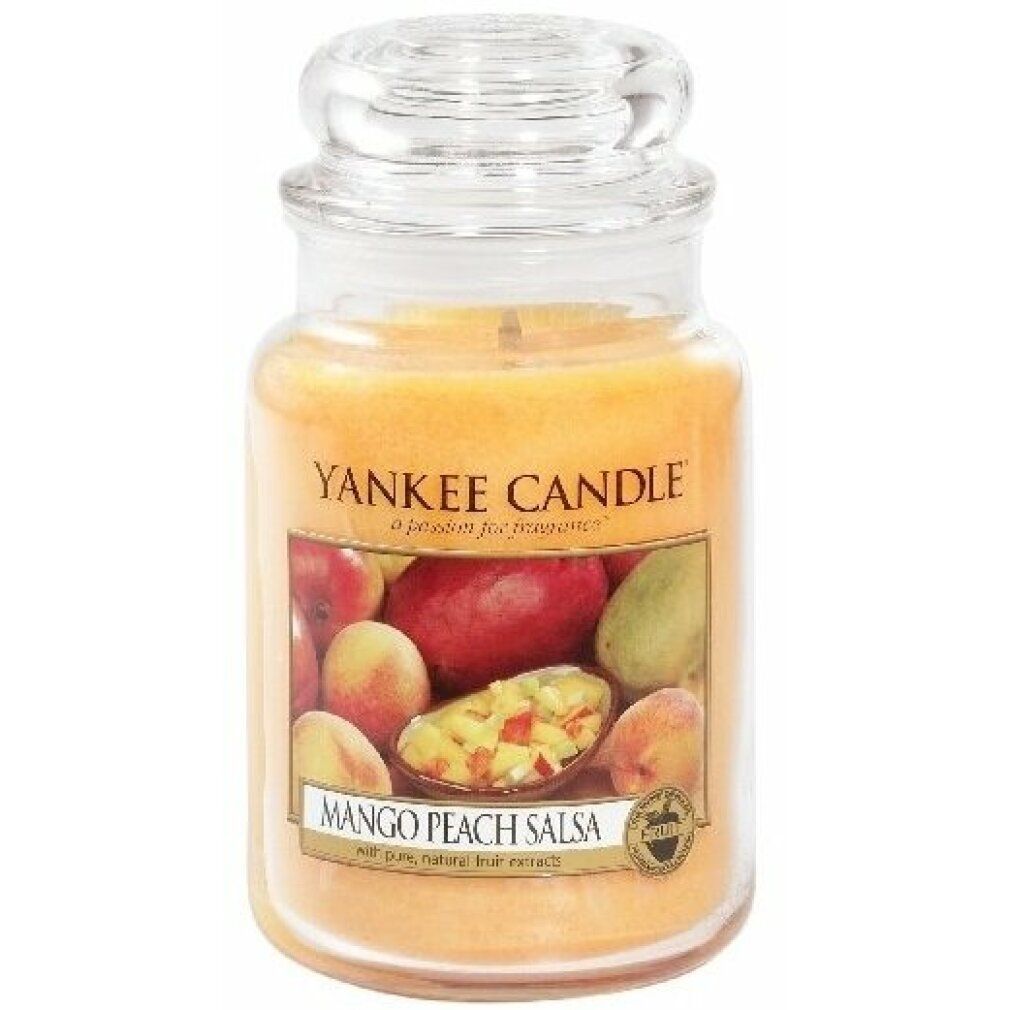 Yankee Candle Duftkerze Duftwachsglas groß Mango Peach Salsa
