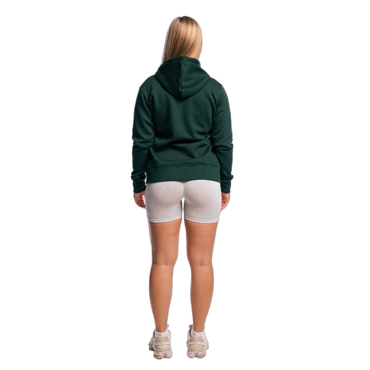 GymBeam Hoodie Damen regular mit Reißverschluss in Pine