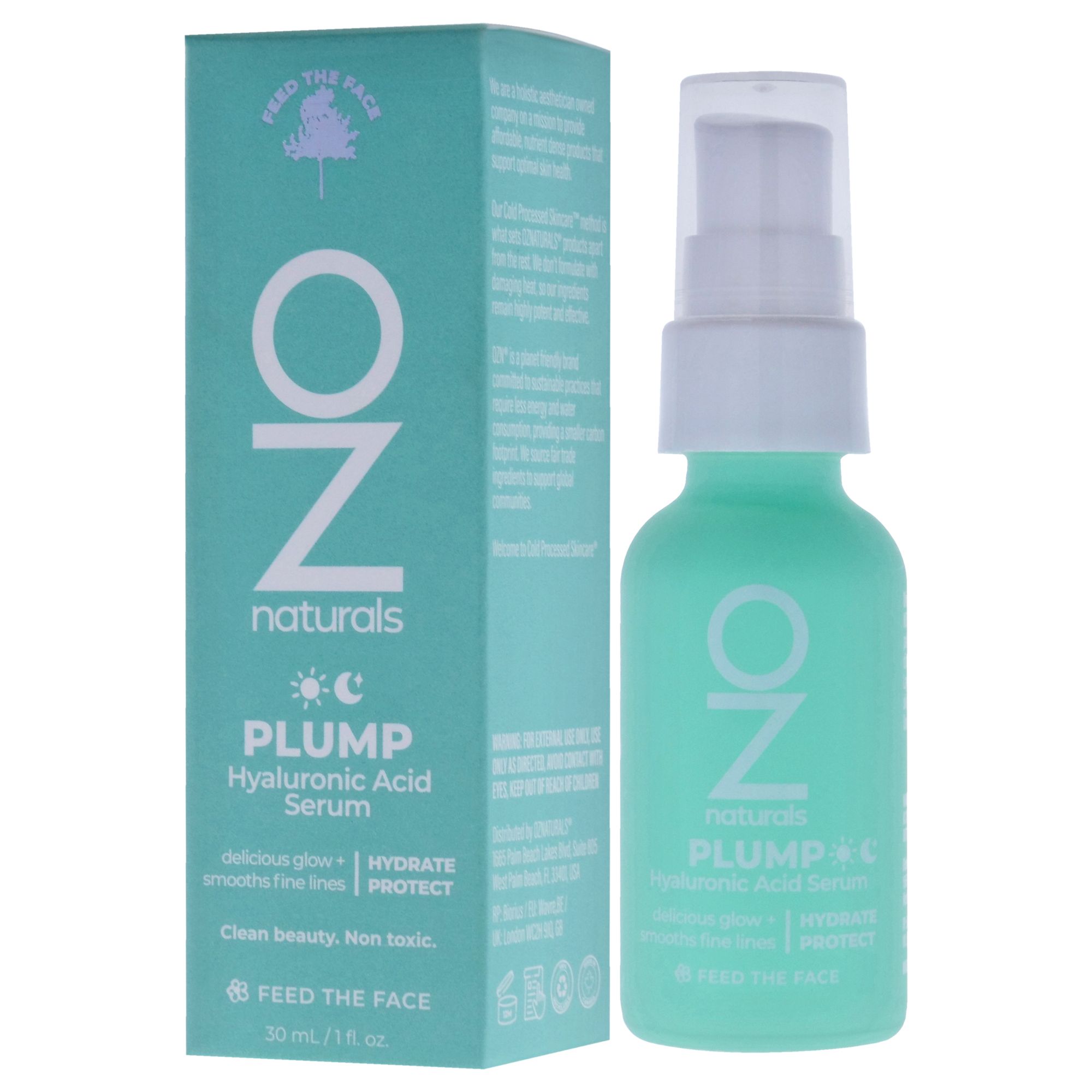Plump Hyaluronic Acid Serum von OZNaturals