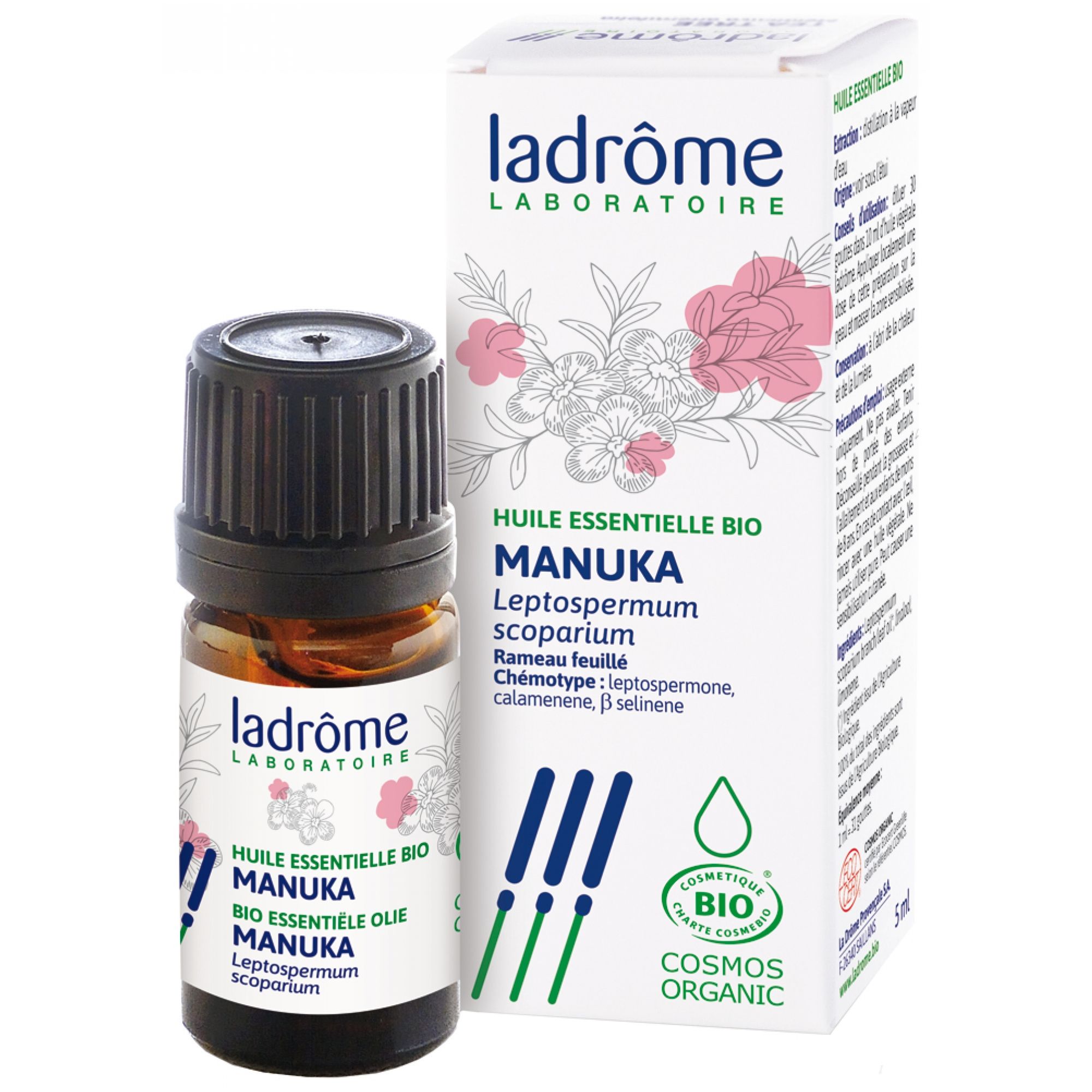 Ladrôme Bio Ätherisches Öl Manuka (Leptospermum scoparium) 7x4x4 cm