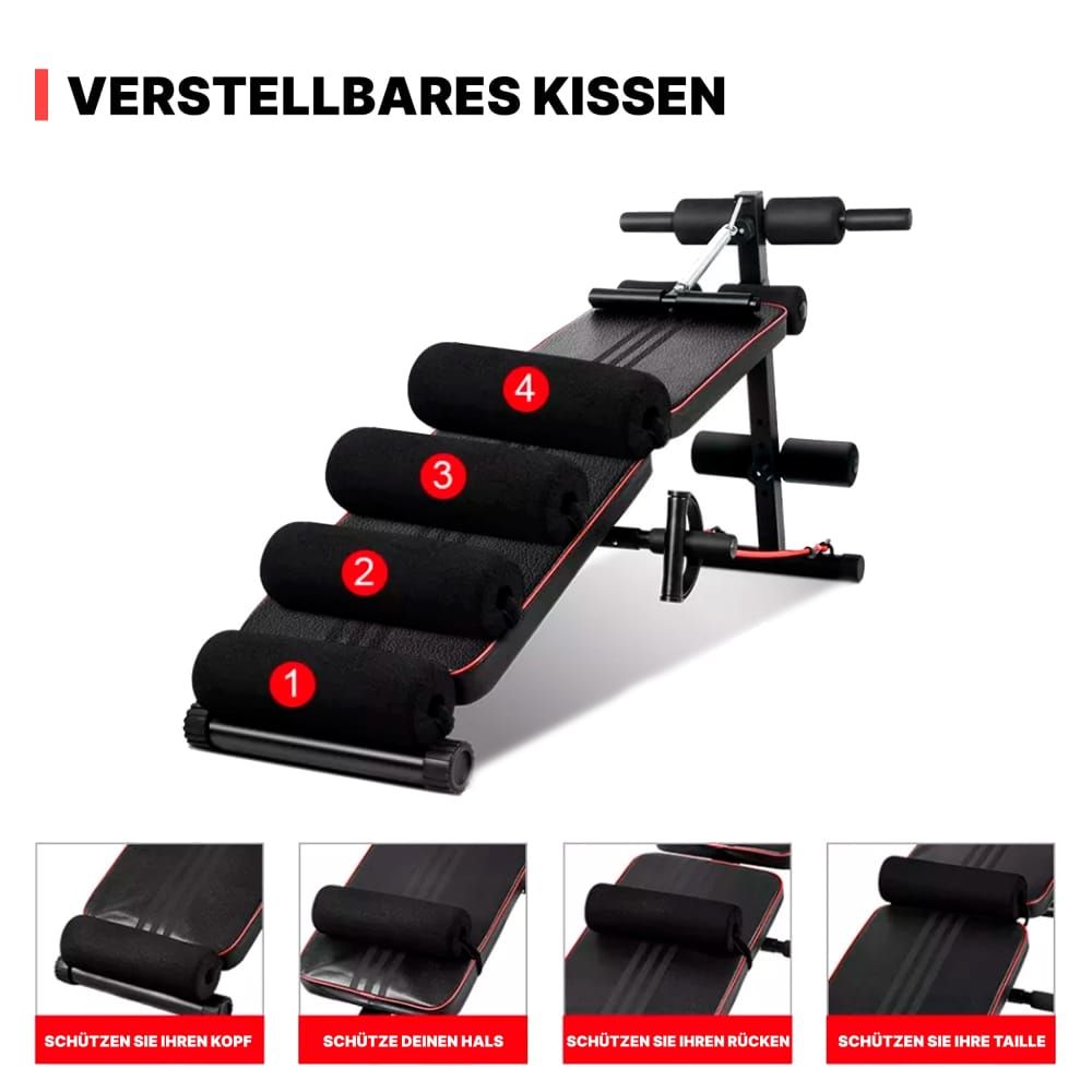 Sport-Knight® Multifunktionale Sit-Up Trainingsbank