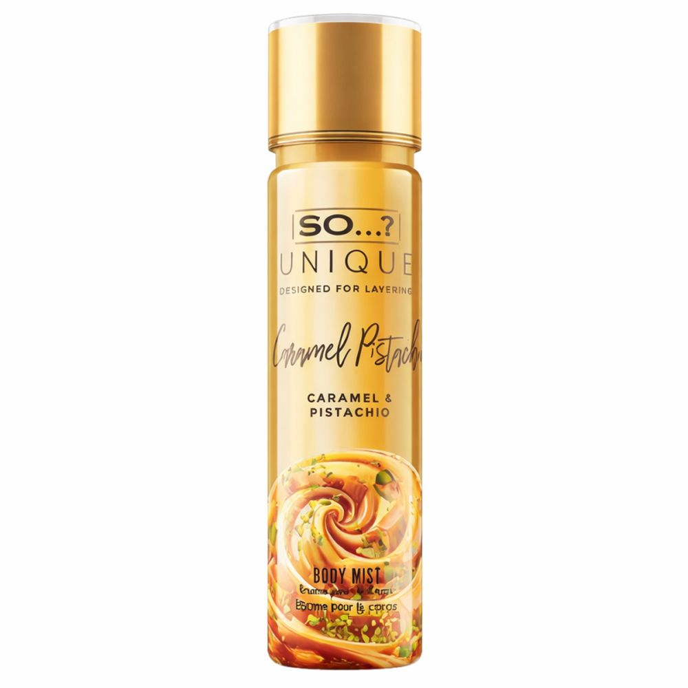 So Unique - Körpernebel Karamell & Pistazie 150 ml