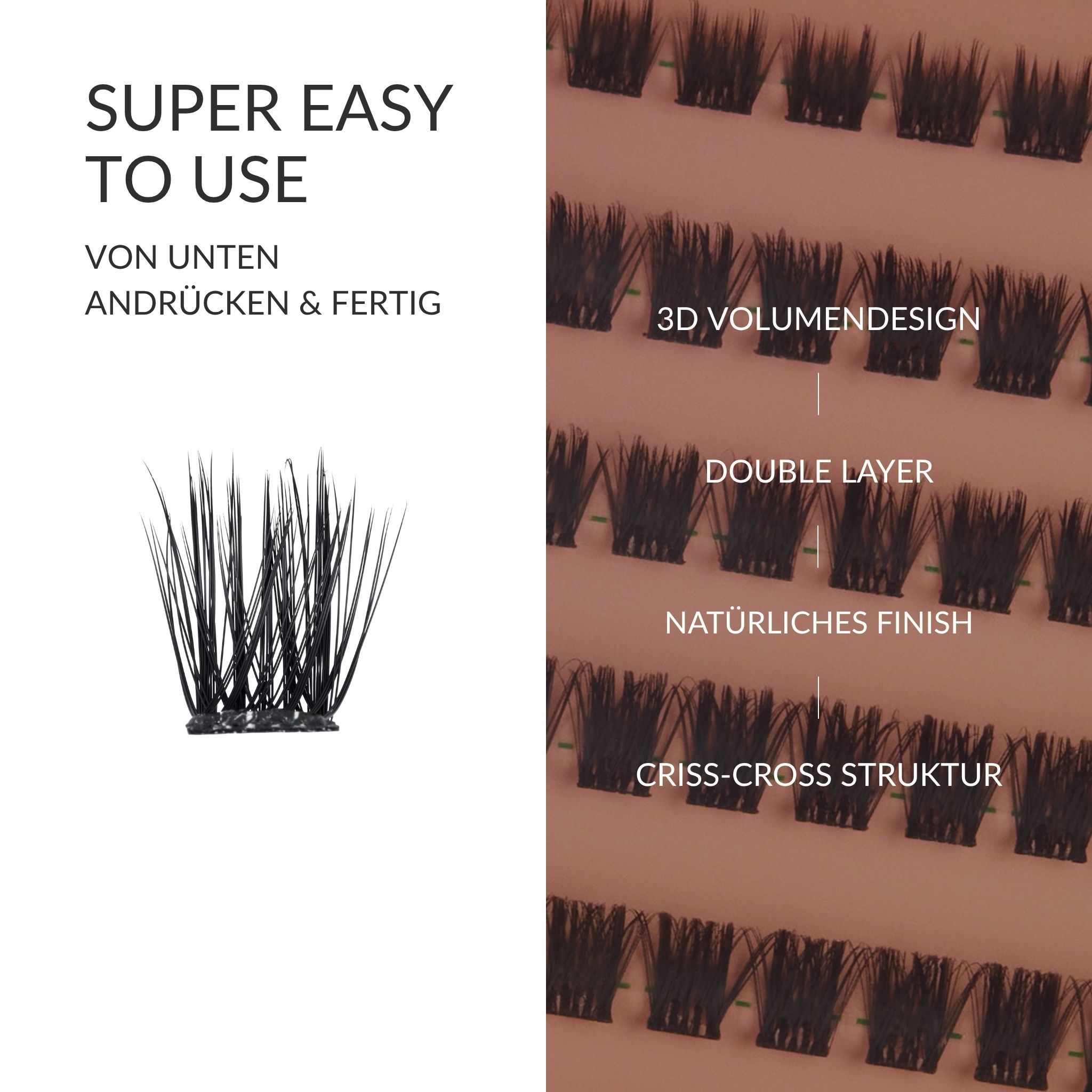 fleeky Pre Glued Natural Press on Lashes – Hangover Breakfast