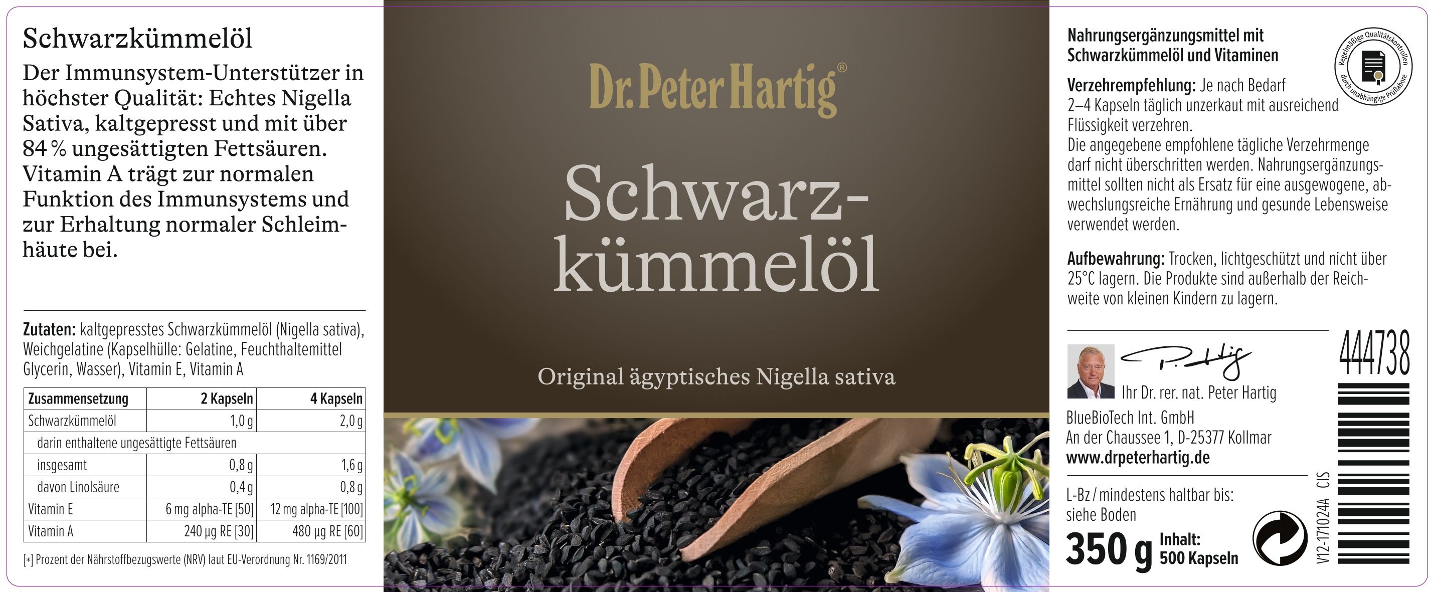 Dr. Peter Hartig Schwarzkümmelöl