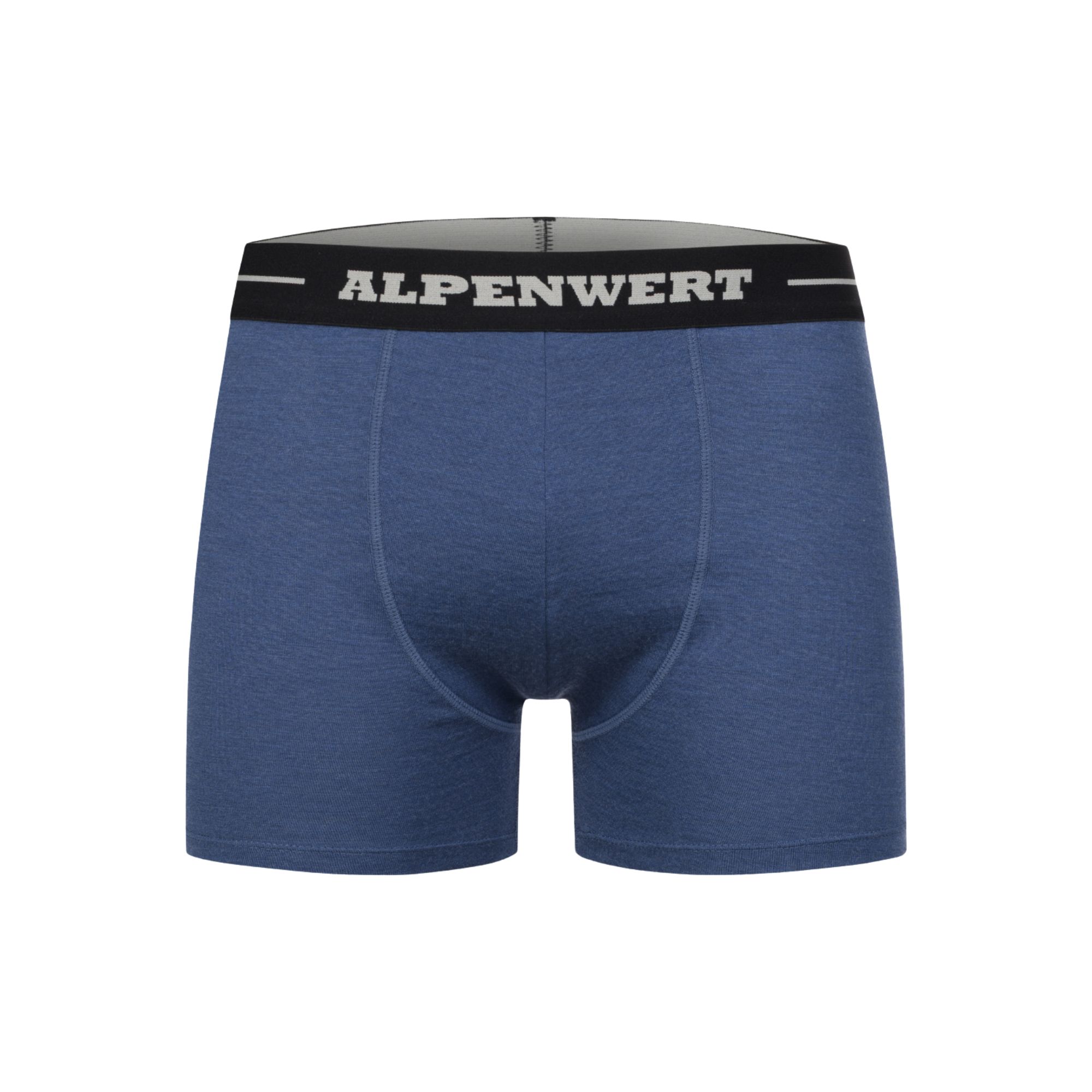 Alpenwert Boxershort Herren 100% Merino Navy Blau S 1 St