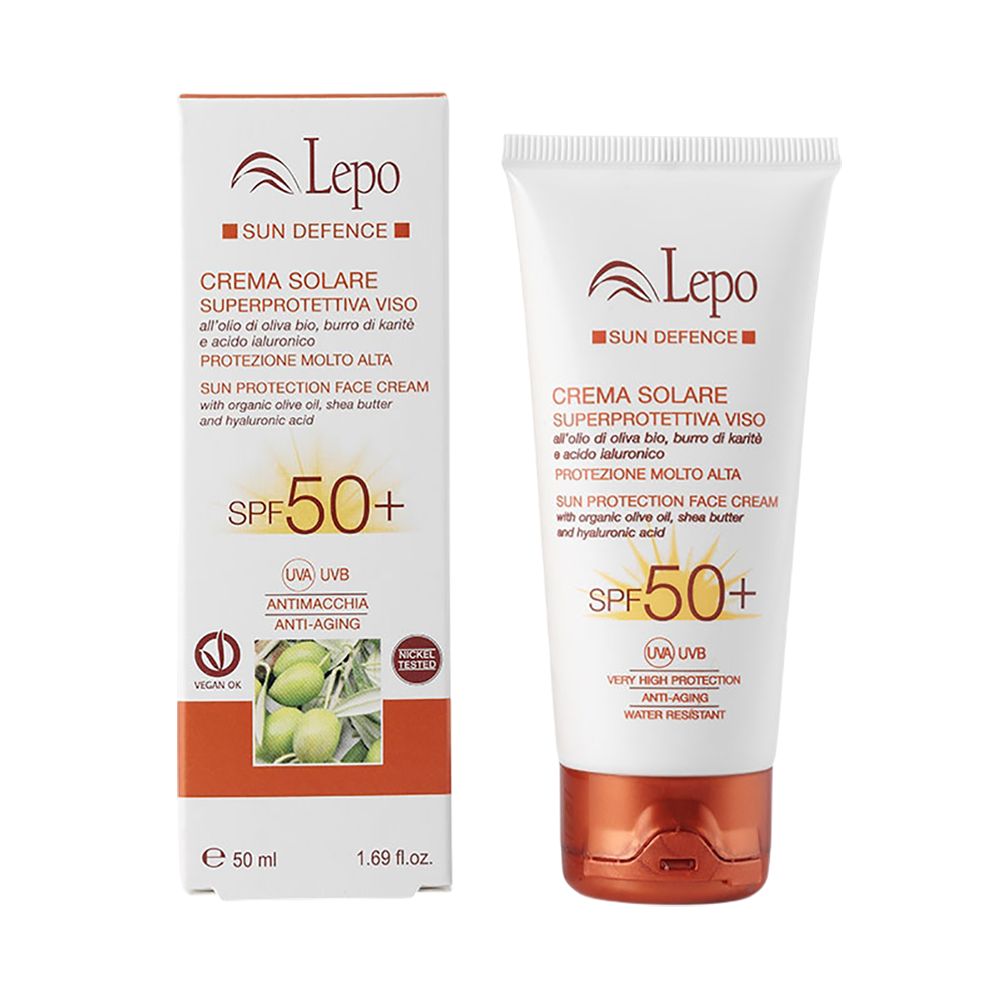 LEPO Crema Solare superprotettiva Viso SPF 50+