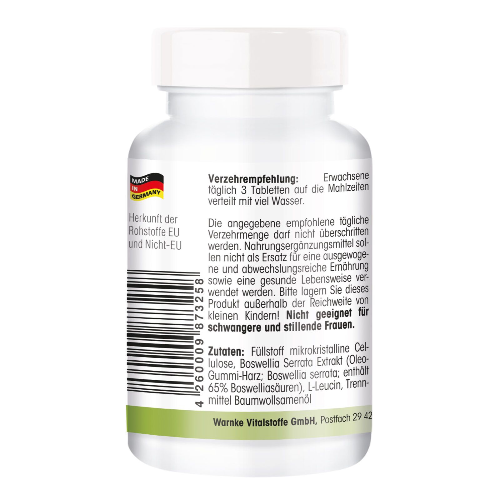 Warnke Vitalstoffe | Weihrauch-Extrakt 400mg