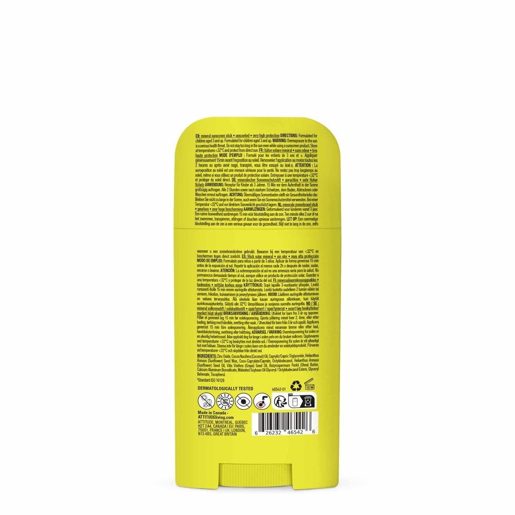 Mineral sunscreen Stick Face & Body  - Kids - SPF 50 - unscented
