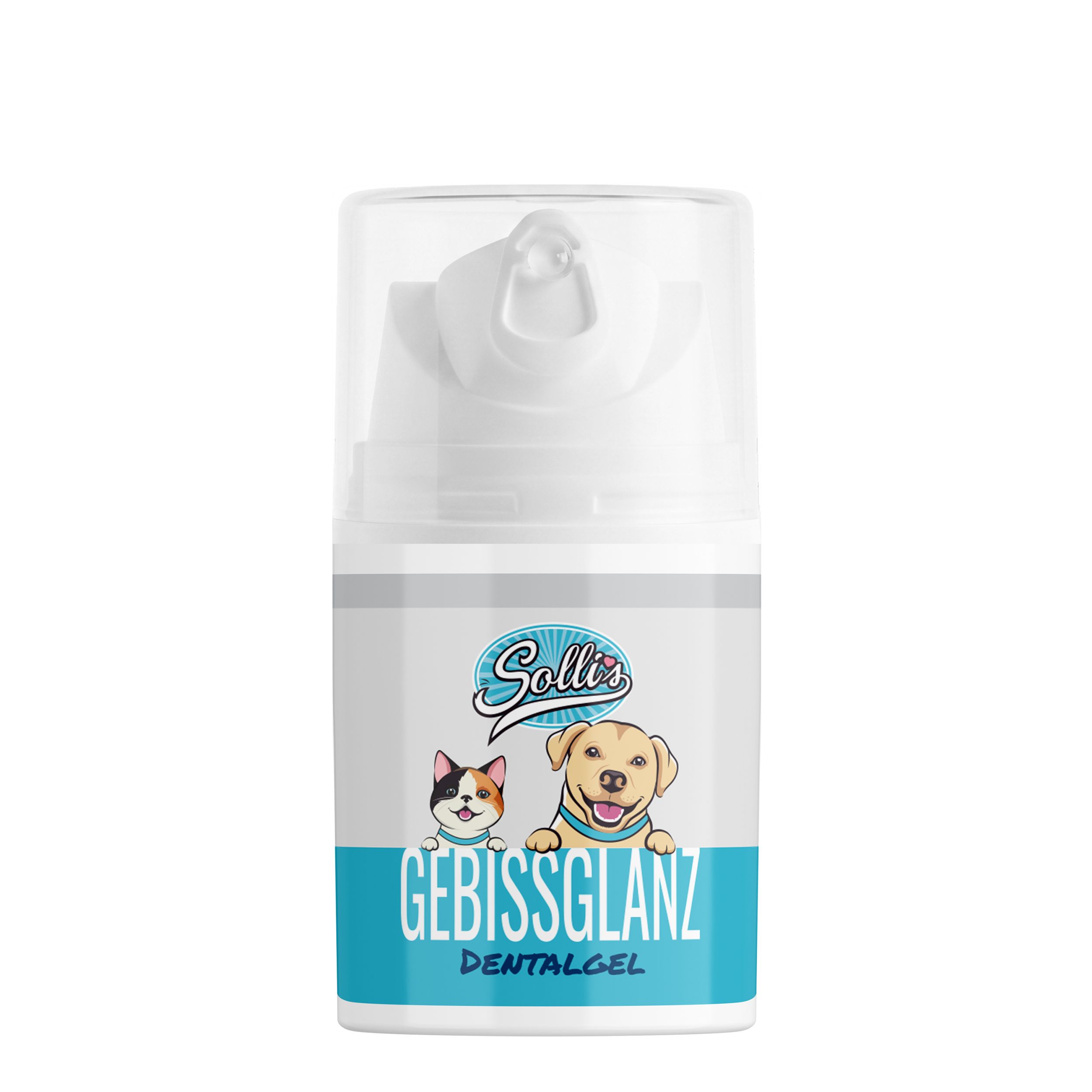Sollis Gebissglanz – Dentalgel für Hunde & Katzen 50 ml Zahngel