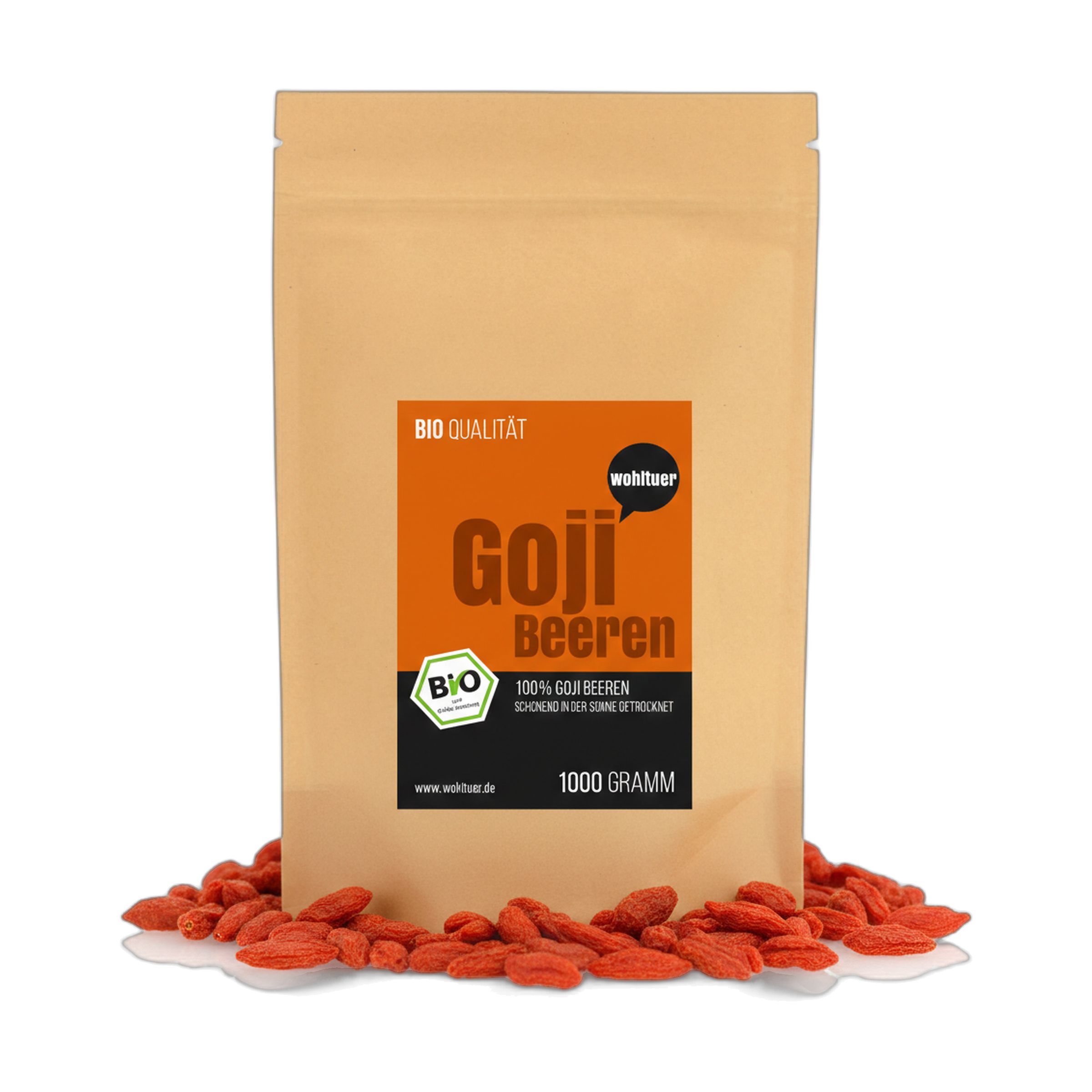 Wohltuer Bio Goji Beeren 1000 g Pulver
