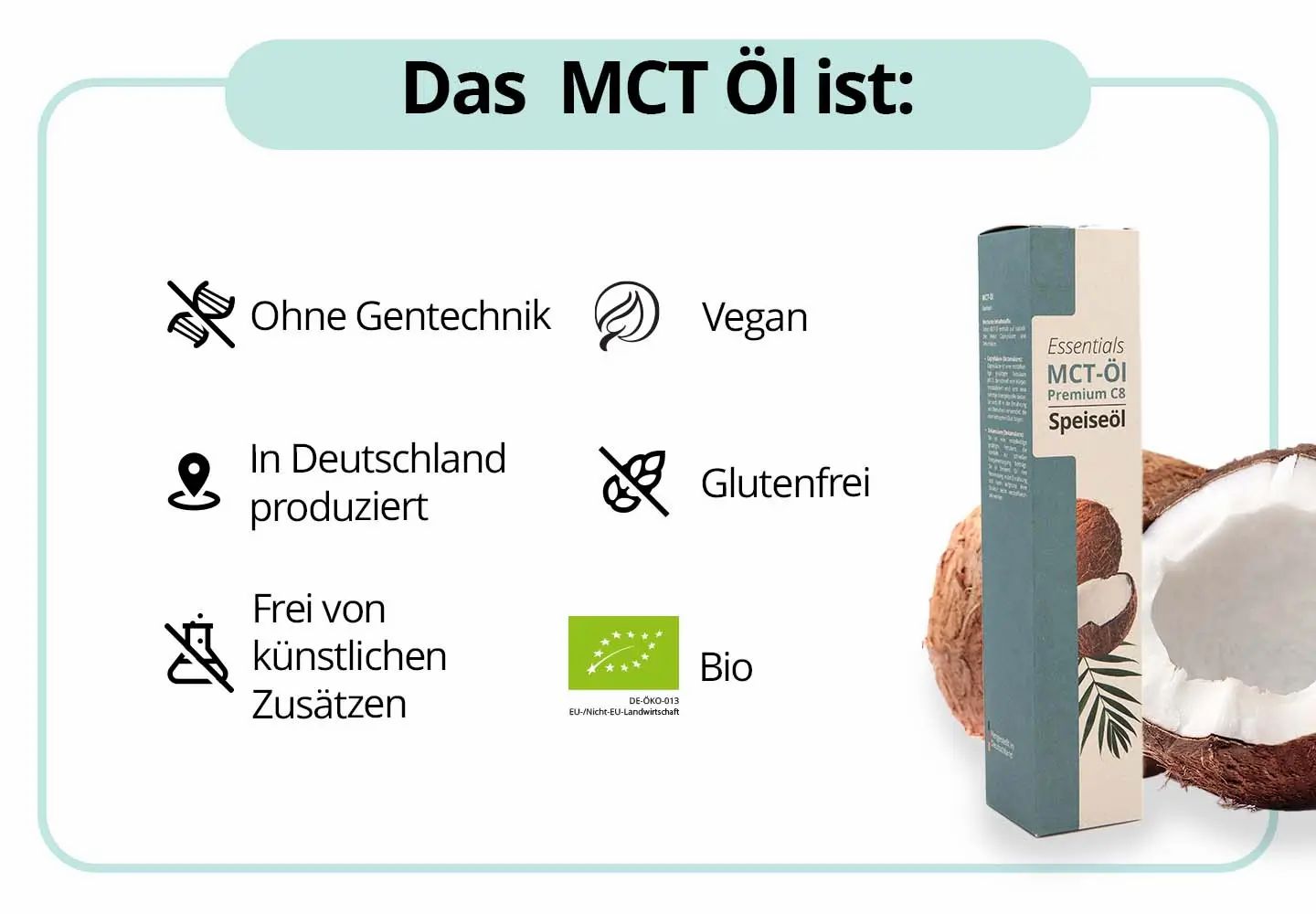 Salufast MCT Öl Premium C8