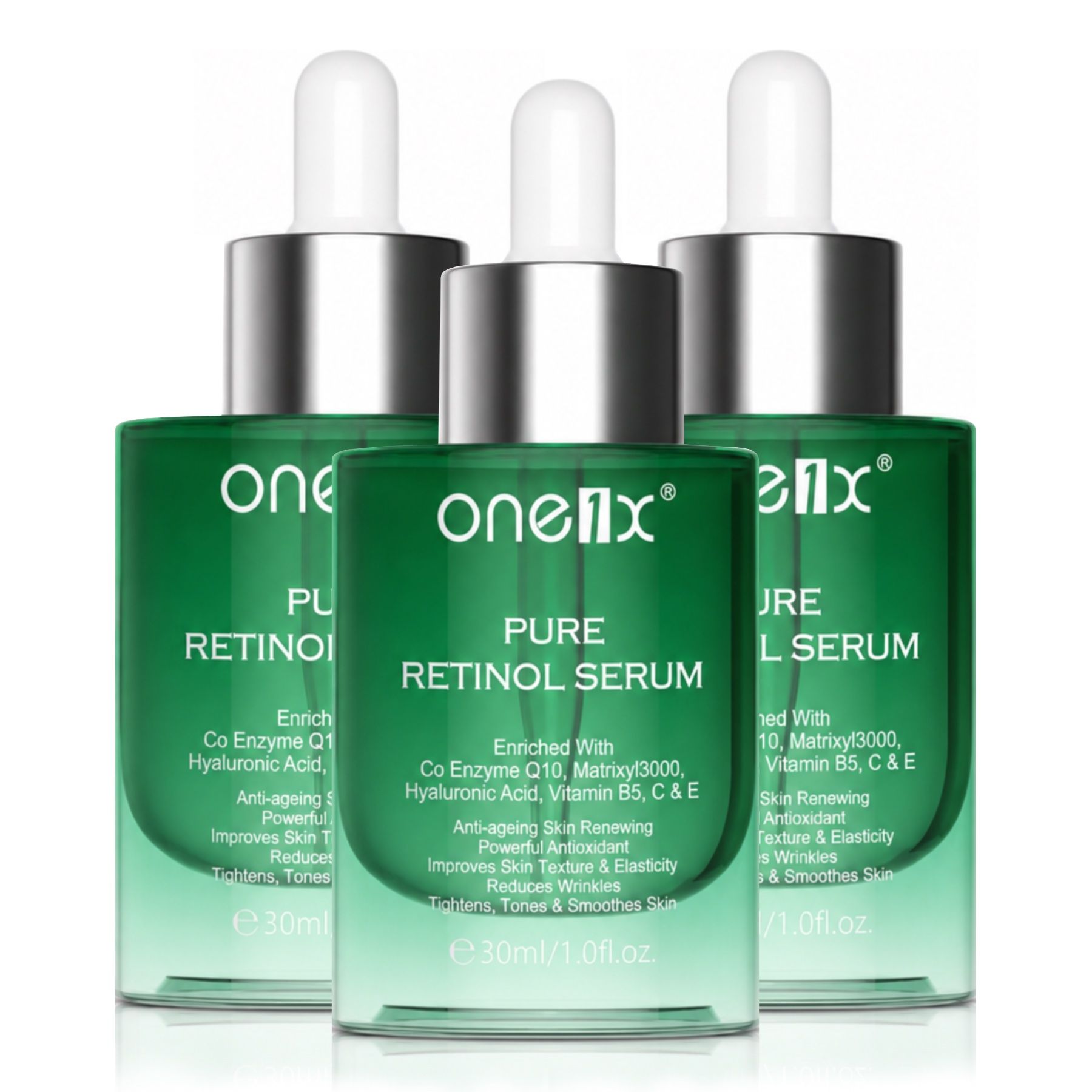 P-beauty Gesichtsserum Retinol Serum  Hyaluronsäure Vitamin B5 C E