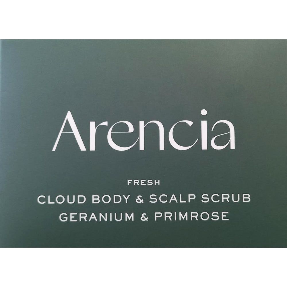 ARENCIA Fresh Cloud Körper- und Kopfhautpeeling Geranie & Nachtkerze.