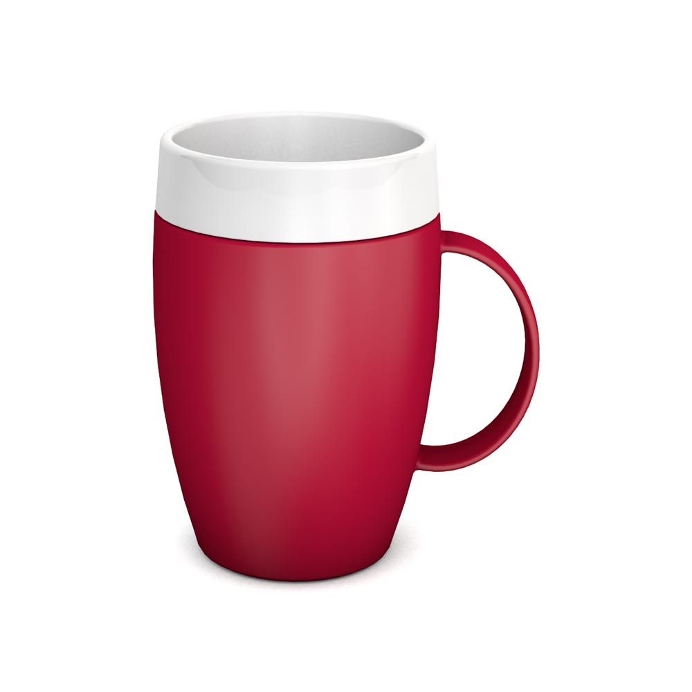 ORNAMIN Becher mit Trink-Trick (kleiner Henkel) mit Schnabelaufsatz mit großer Öffnung